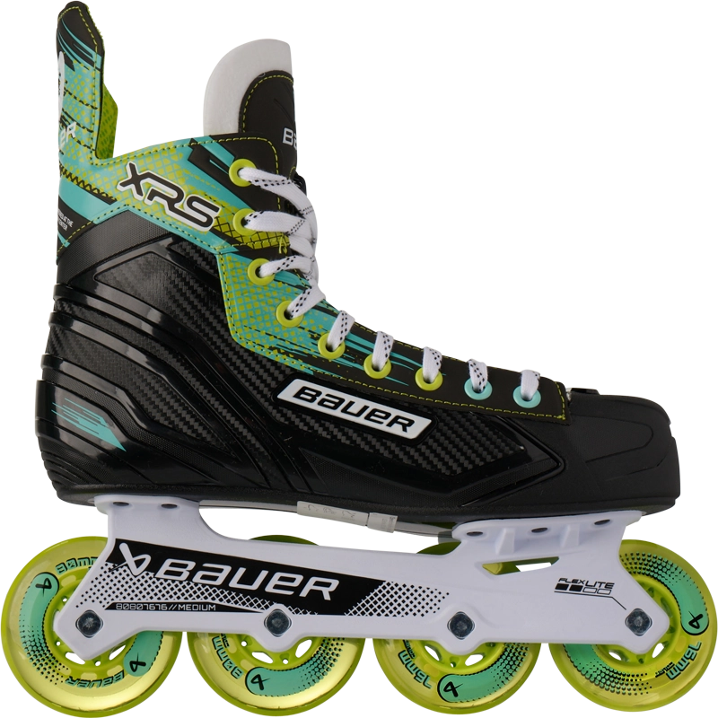 Bauer XRS Roller Hockey Skates for Men - Senior Level Performance Inline Skates for Outdoor & Indoor Hockey Training and Games