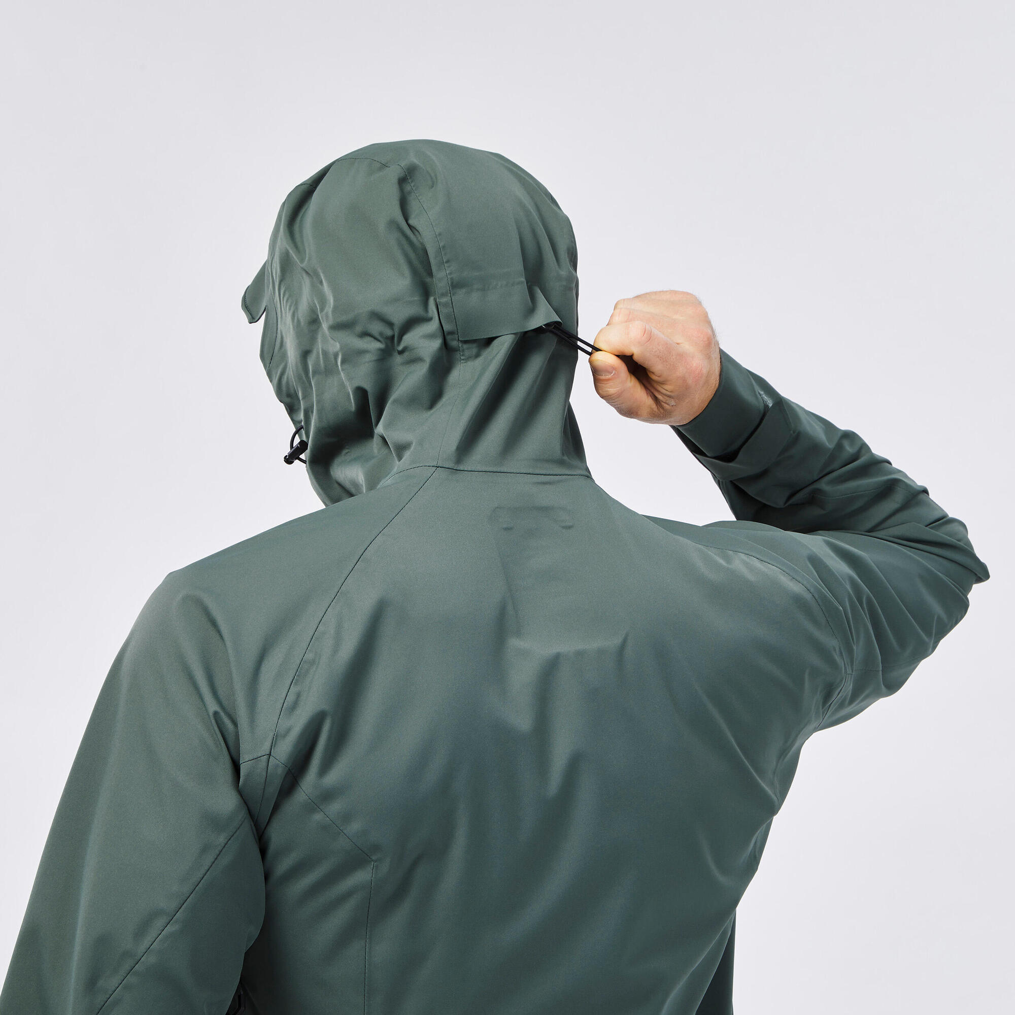 Quechua Men's MH500 Lightweight Waterproof Hiking Jacket - Outdoor Trekking, Camping & Mountain Climbing Gear