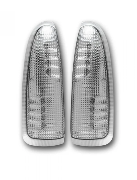 2003-2007 Ford F250 F350 Super Duty & Excursion Amber LED Side Mirror Lights - Clear Lens for Enhanced Visibility & Safety (Ideal for Night Driving, Off-Roading & Truck Upgrades)