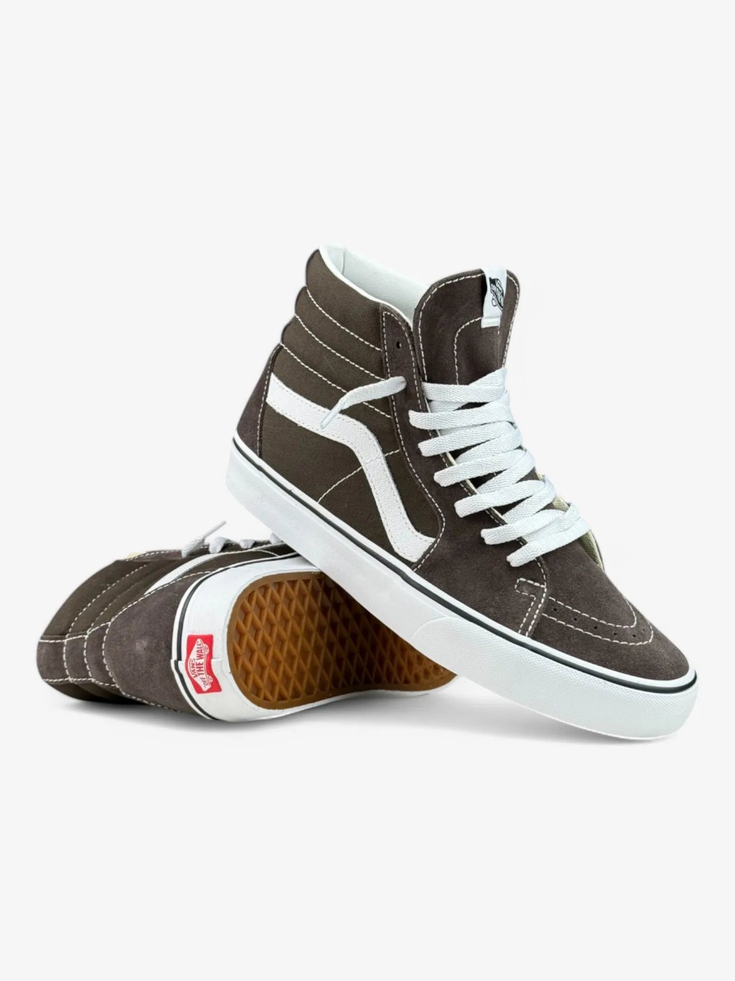 Vans Sk8 Hi Brown Sneakers - Classic Skate Shoes for Men & Women | Casual Wear, Street Style & Skateboarding