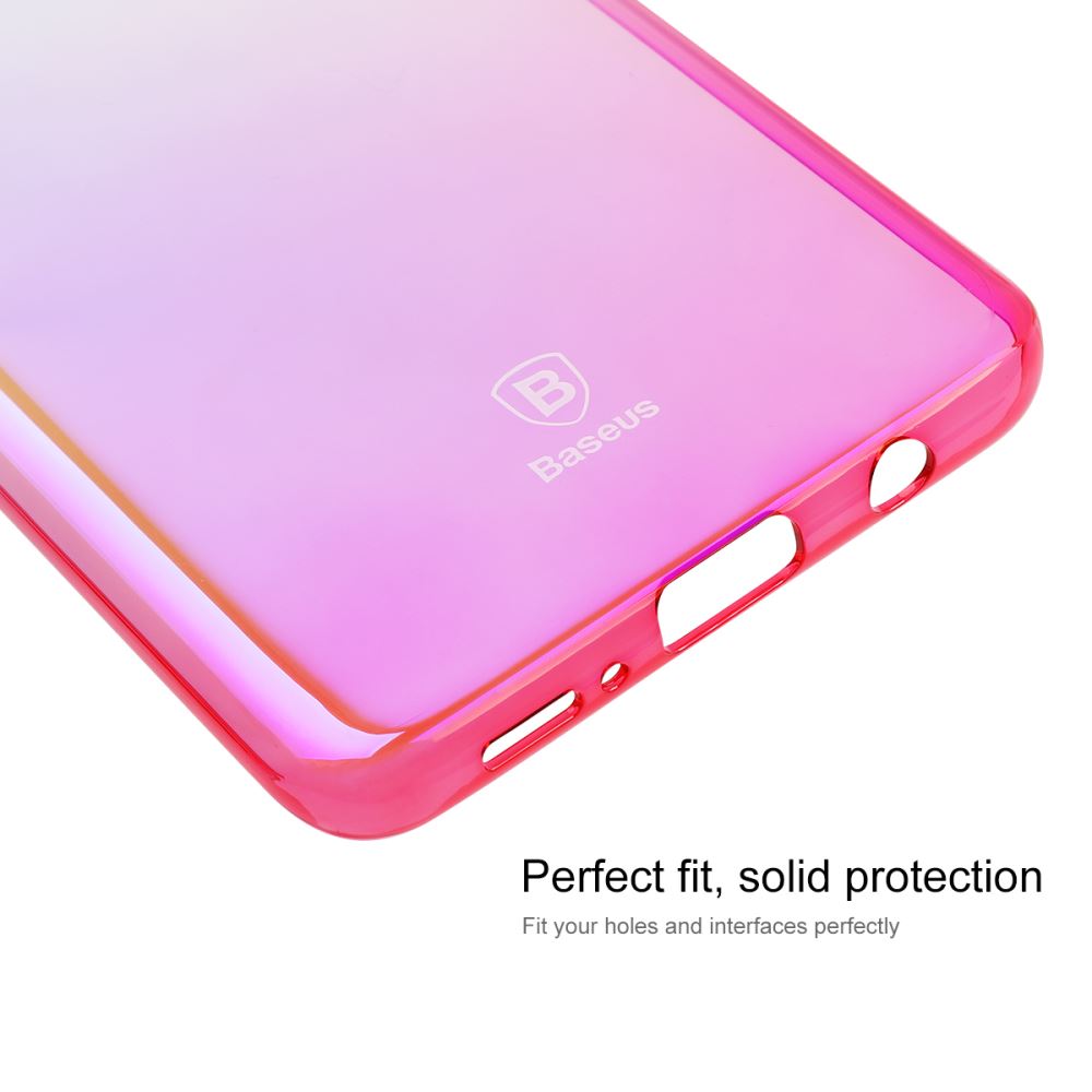 Baseus Glaze Shockproof Case for Samsung Galaxy S9 Plus - Slim Protective Cover with Anti-Scratch & Anti-Fingerprint Design - Perfect for Daily Use, Travel & Outdoor Activities