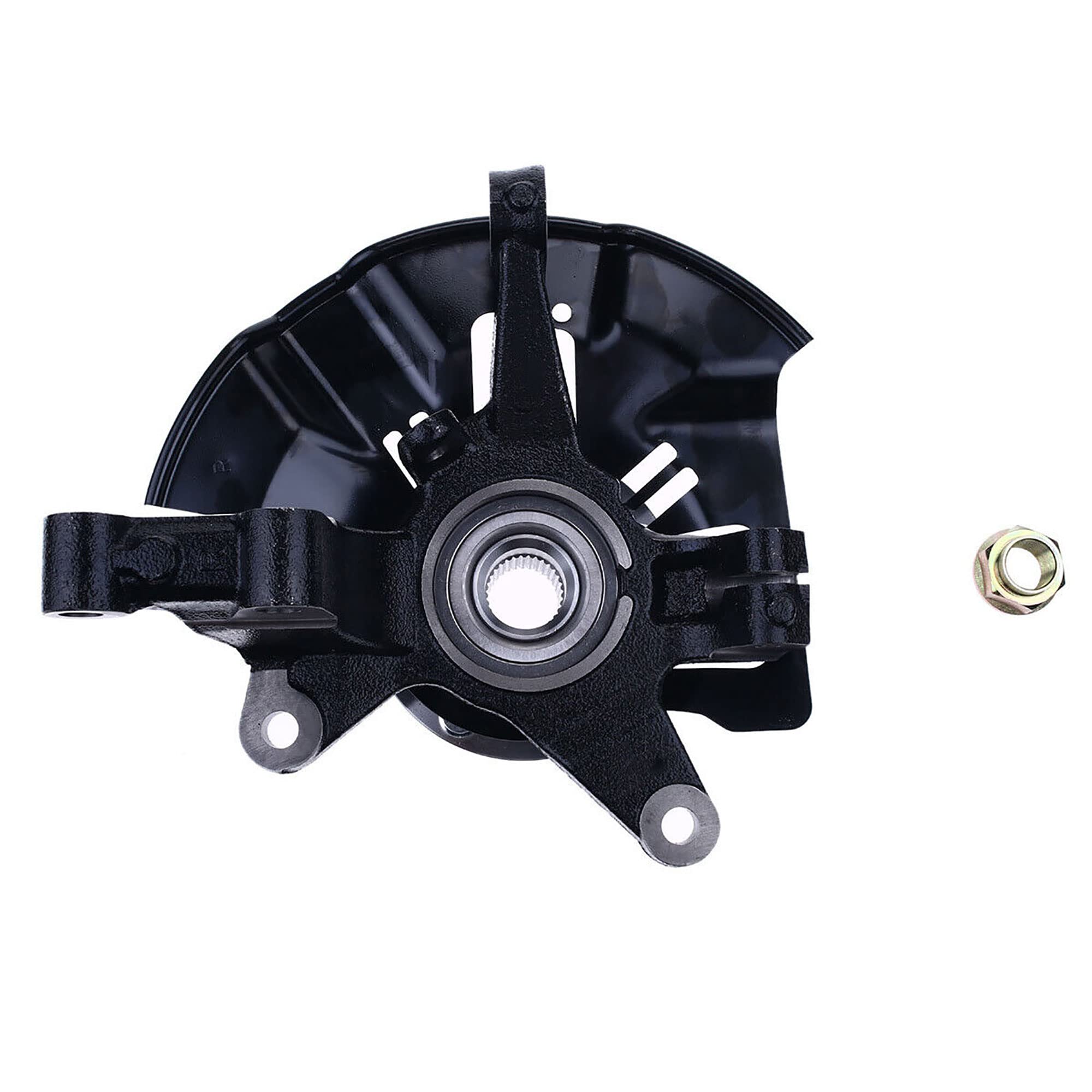 Front Right Passenger Side Wheel Bearing and Hub Assembly Steering Knuckles for 2007-2015 Mazda CX7 CX9 - Replacement for 698-414 3117802613 - Perfect for Smooth Ride and Vehicle Maintenance
