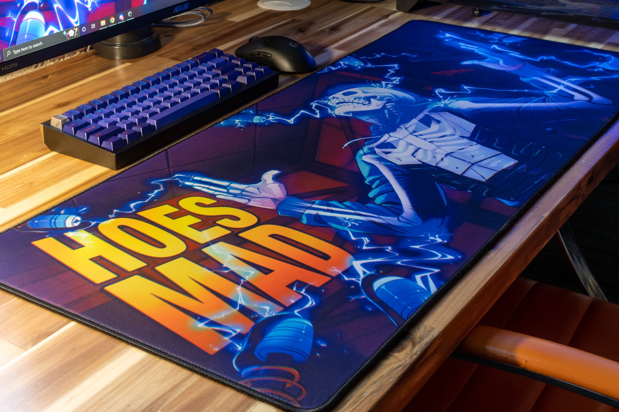 Limited Edition PrinceVidz HOES MAD Content Creator Collaboration XL Gaming Mousepad - Perfect for Streamers, Gamers & Office Work