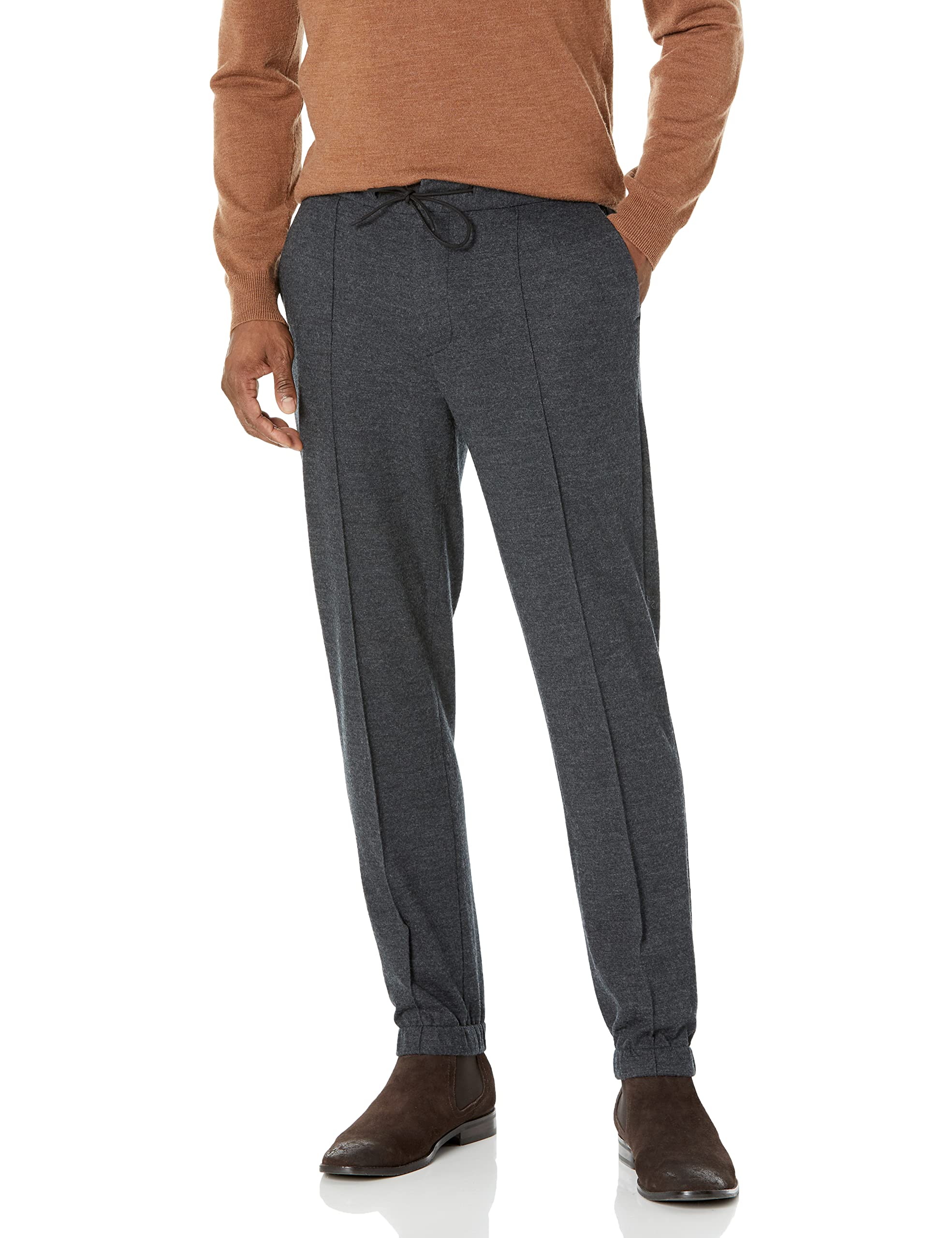 Vince Men's Wool Jogger Pants - Soft Comfortable Casual & Athletic Lounge Wear for Men - Perfect for Home, Travel, and Gym