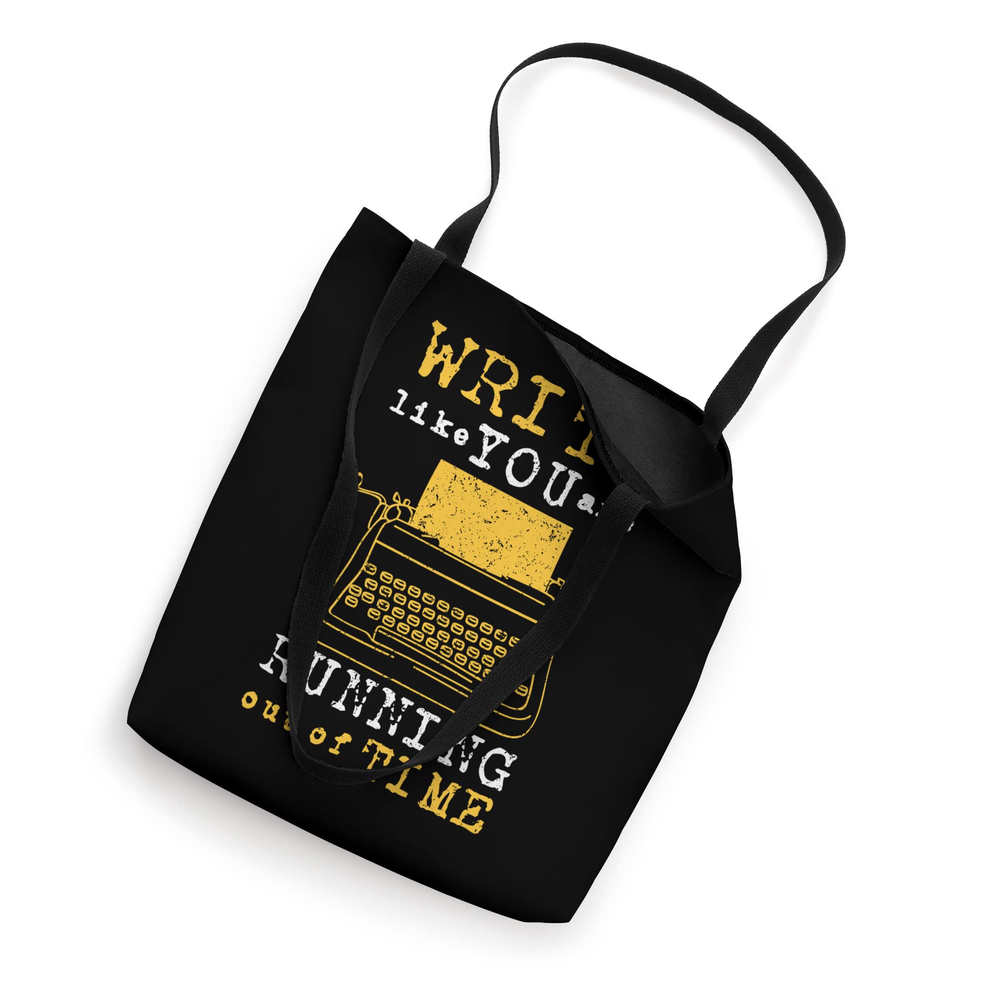 Stylish Author Writer Tote Bag - Durable Canvas Book Lover Gift for Women - Perfect for Book Club, Library, Writing & Work Commute