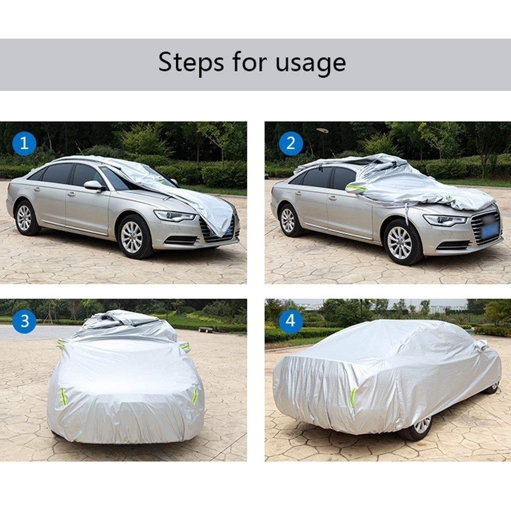 BMW 440i xDrive Coupe Car Cover - Waterproof Windproof Dustproof All-Weather Protection - Breathable Indoor Outdoor Full Exterior Cover - Scratch Resistant Black Car Cloth - Perfect for Garage, Parking & Travel Protection