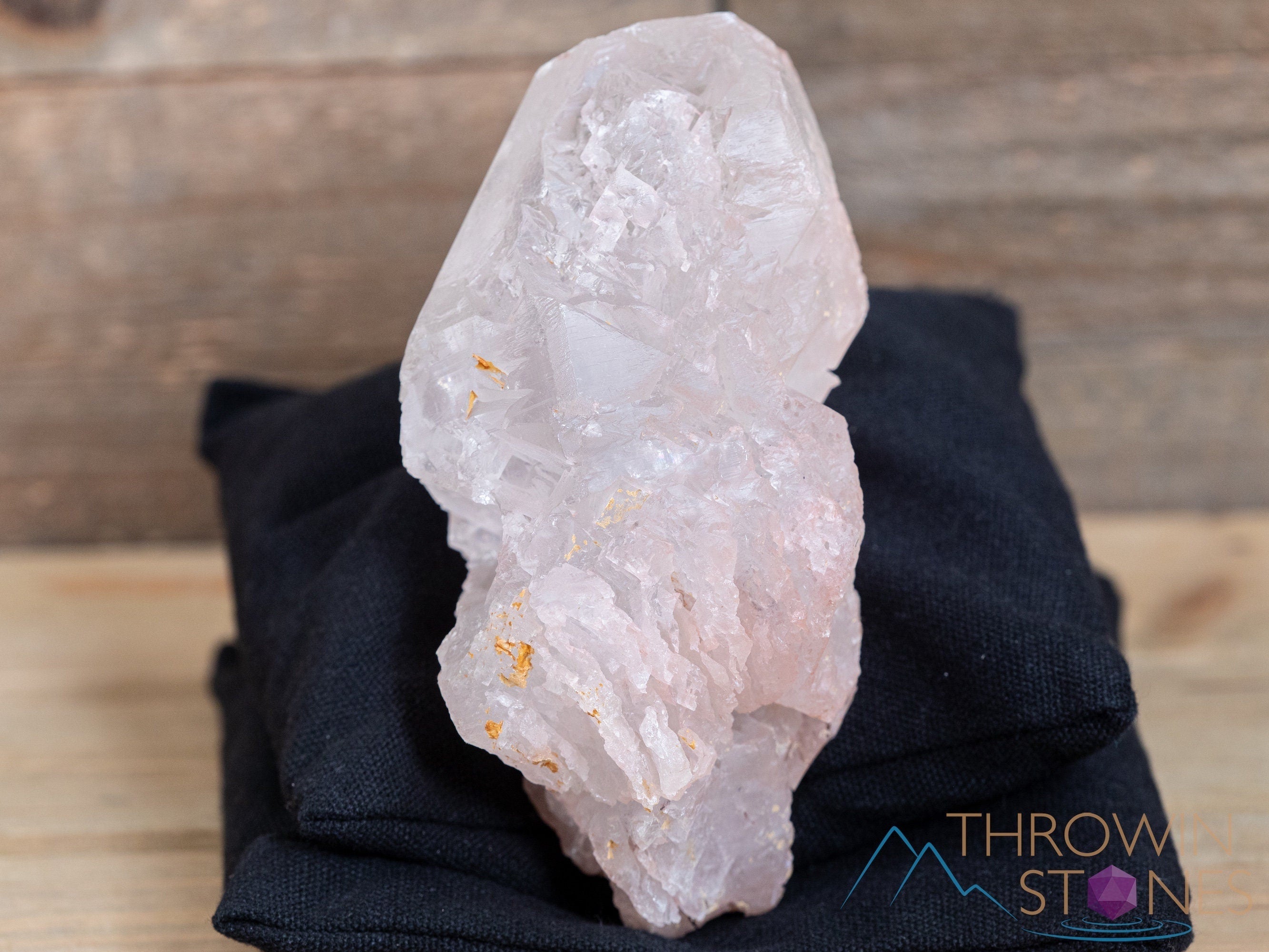 NIRVANA QUARTZ Etched Ice Himalayan Quartz Raw Crystal - Natural Healing Stone for Home Decor, Housewarming Gift, Meditation & Spiritual Use