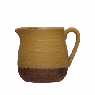 20oz Stoneware Creamer Pitcher - Elegant Milk & Coffee Server for Home, Cafe, or Restaurant - Perfect for Tea, Hot Chocolate & Beverage Dispensing