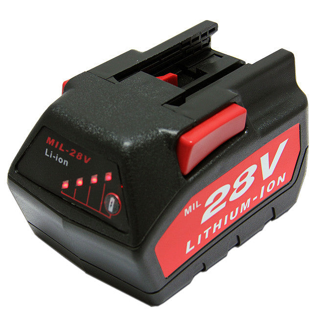 Original Milwaukee M28 28V Replacement Battery - Compatible with Milwaukee Power Tools - Perfect for Drills, Saws & Outdoor Power Equipment