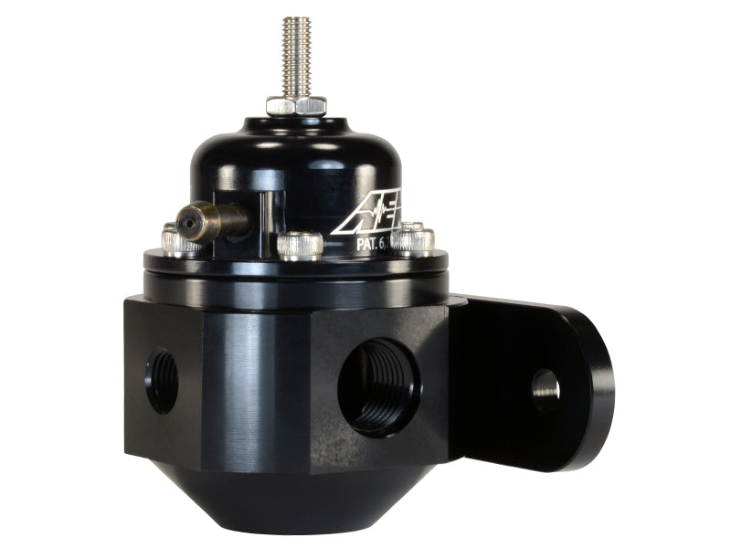 AEM Universal Black Adjustable Fuel Pressure Regulator - High Performance Fuel Pressure Control for Cars, Trucks & SUVs - Perfect for Racing, Tuning & Engine Upgrades