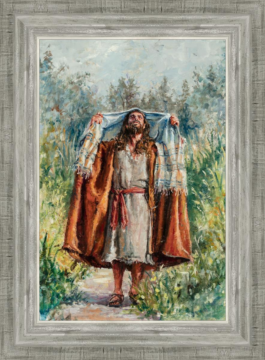 Jesus in the Wilderness - Religious Wall Art for Home & Church Decor - Inspirational Christian Gift for Prayer & Meditation Spaces