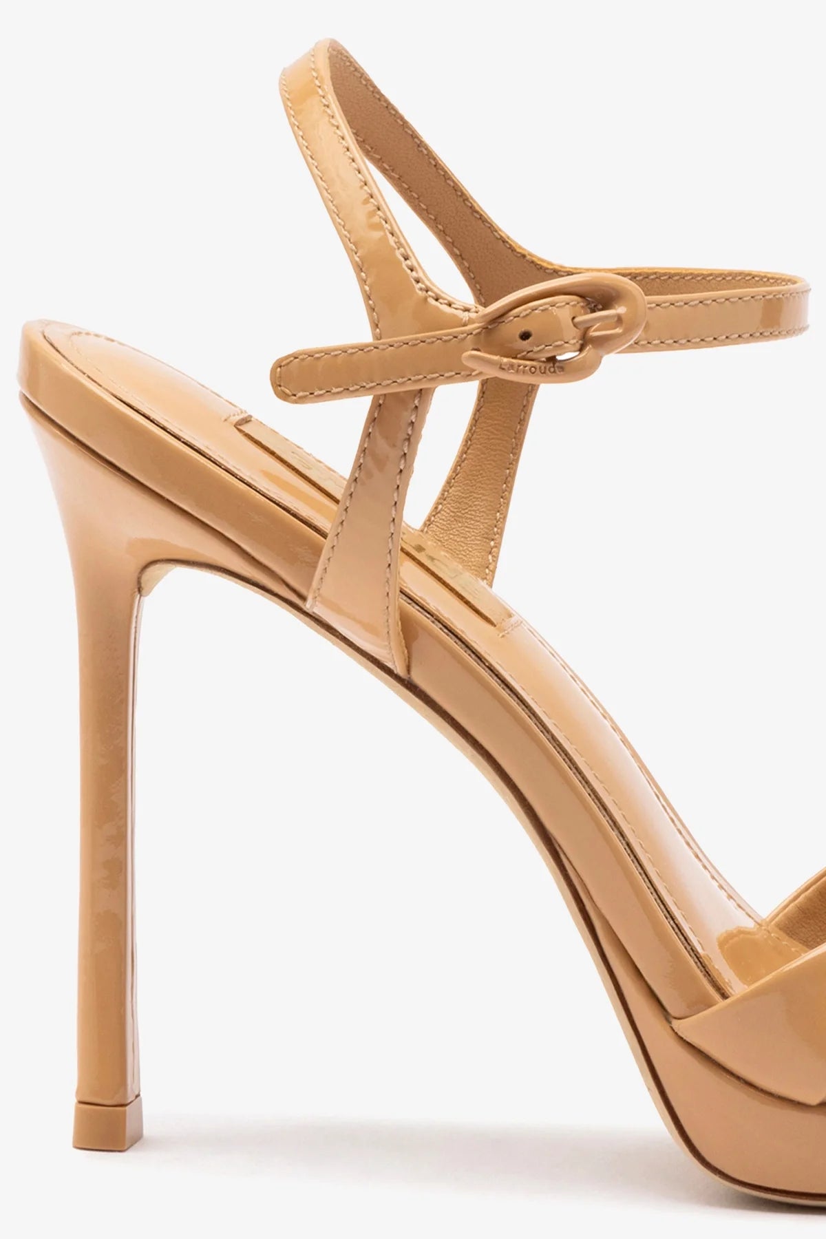 Angelina Tan Patent Leather Sandals for Women - Comfortable & Stylish Summer Shoes for Beach, Wedding, and Casual Outings