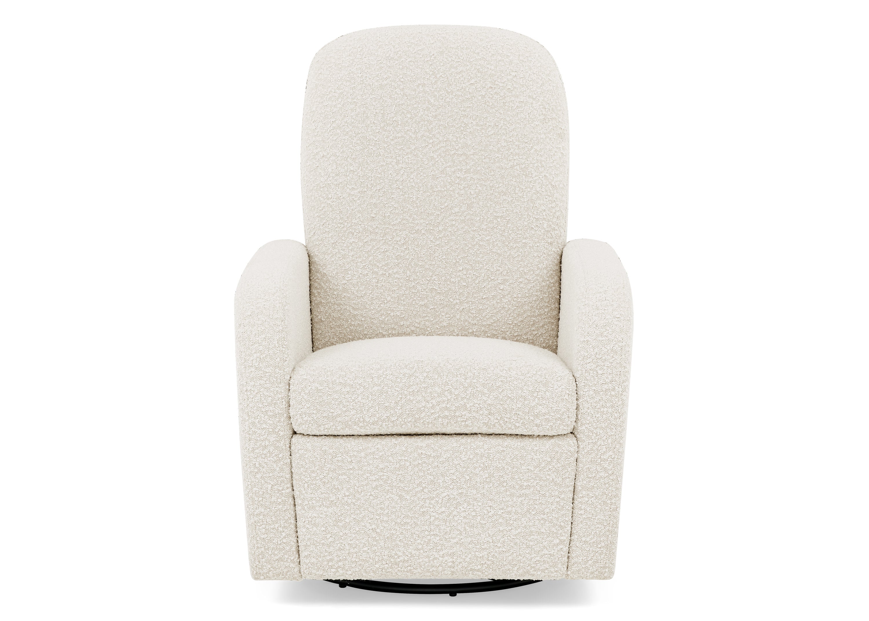 Cozy Teddy Nursery Swivel Recliner Chair - Soft Plush Rocking Chair for Baby's Room, Nursery Glider with Smooth 360° Rotation - Perfect for Breastfeeding, Reading & Soothing Baby to Sleep