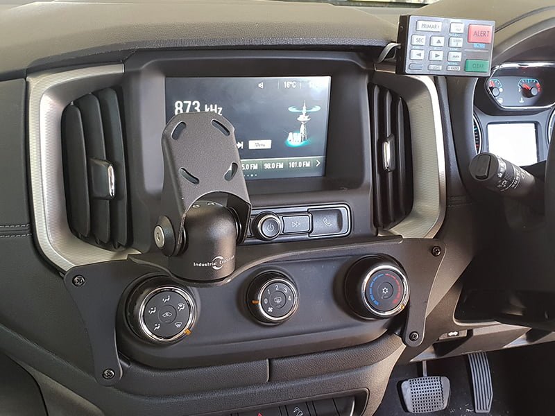 Industrial Evolution InDash Mount for Holden Colorado (2016-2020) - Secure Car Phone Holder for GPS Navigation & Hands-Free Driving