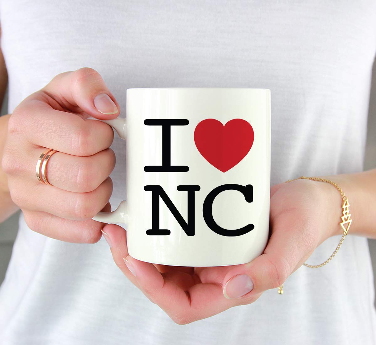 Andaz Press I Heart US State Coffee Mug Collection - 50 States Ceramic Mugs for Coffee & Tea - Perfect for Home, Office, Gift Giving & Collectors (Choose Your State)