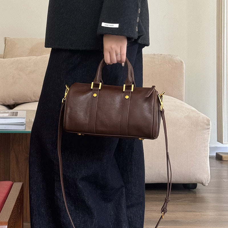 Genuine Leather Crossbody Shoulder Bag for Women - Stylish Tote Handbag with Adjustable Strap, Perfect for Work, Travel & Everyday Use
