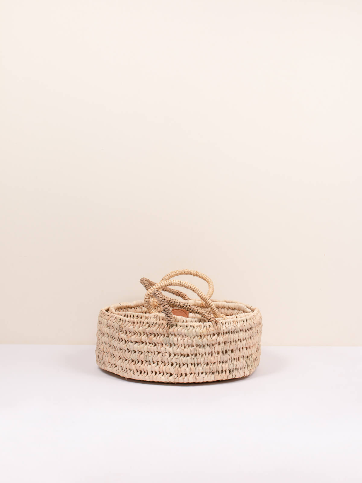 Round Open Weave Baskets - Natural Woven Storage Baskets for Home Decor, Organizing, and Laundry | Perfect for Living Room, Bedroom, and Bathroom Storage