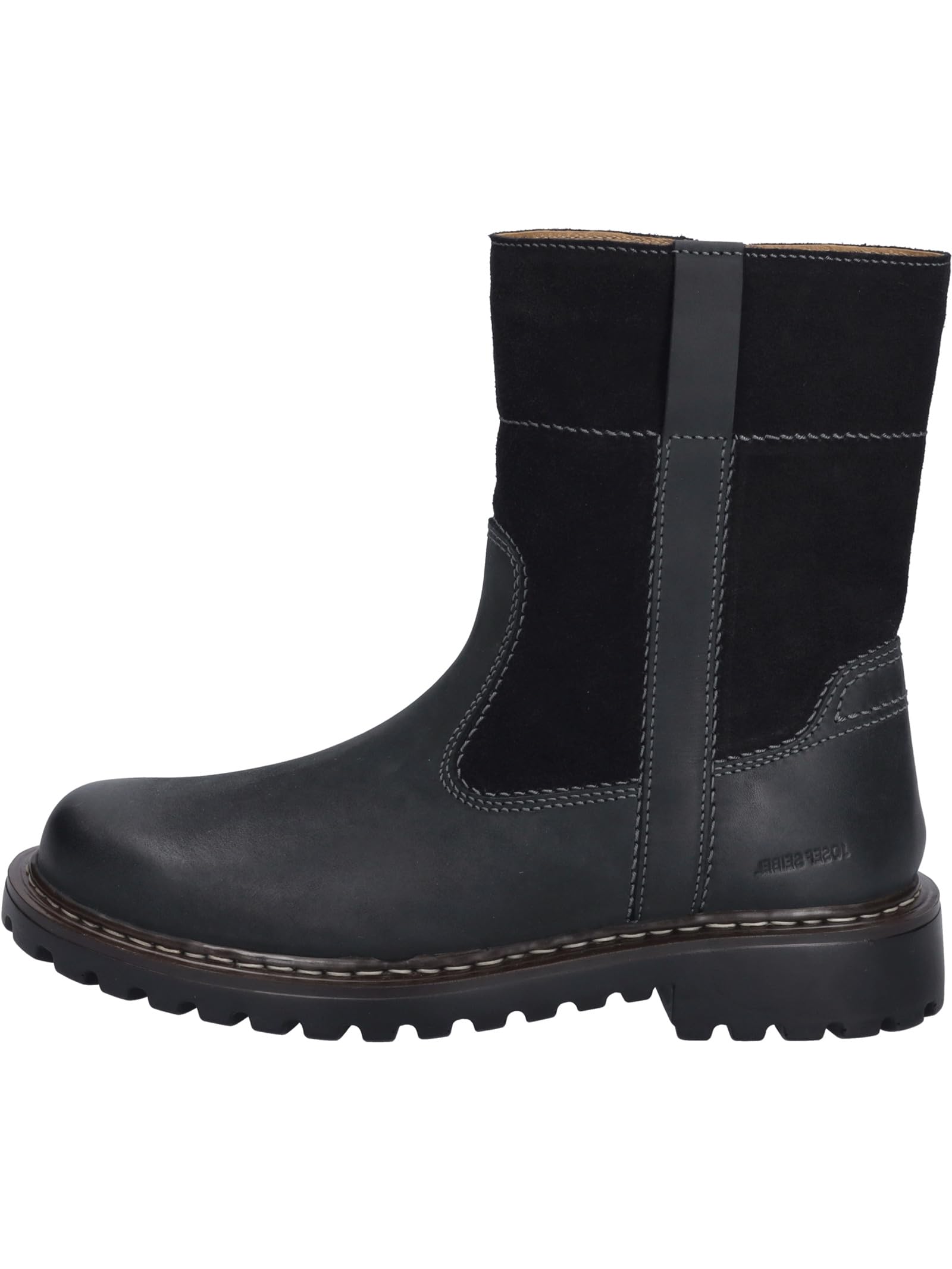 Josef Seibel Men's Combat Boots - Durable Leather Military Boots for Men | Waterproof & Comfortable Work Boots | Perfect for Hiking, Outdoor Work & Casual Wear