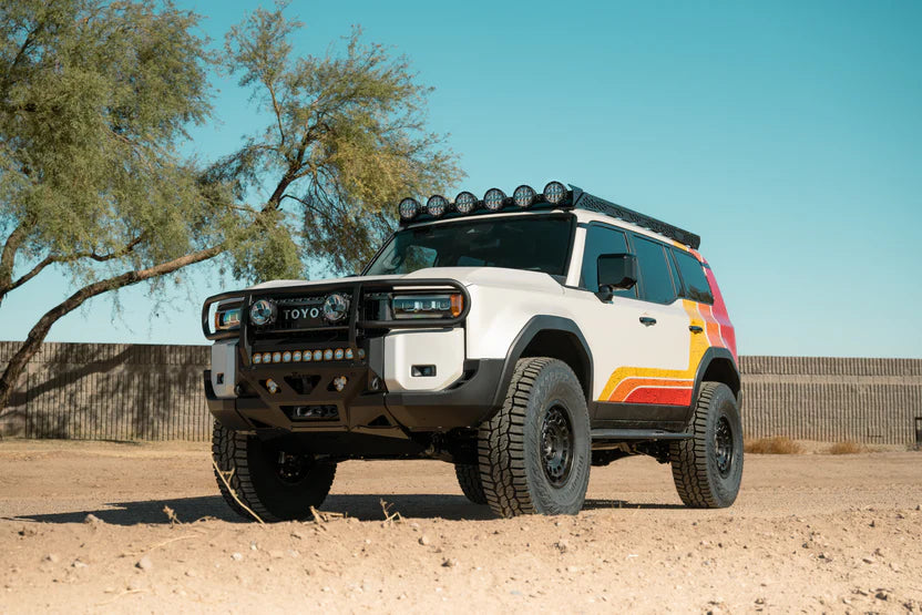 Rago Fabrication Roof Rack Rigid Light Mount Bracket for 2024+ Toyota Land Cruiser 250 & Lexus GX550 | Off-Road LED Light Bar Accessory for Adventure & Overlanding