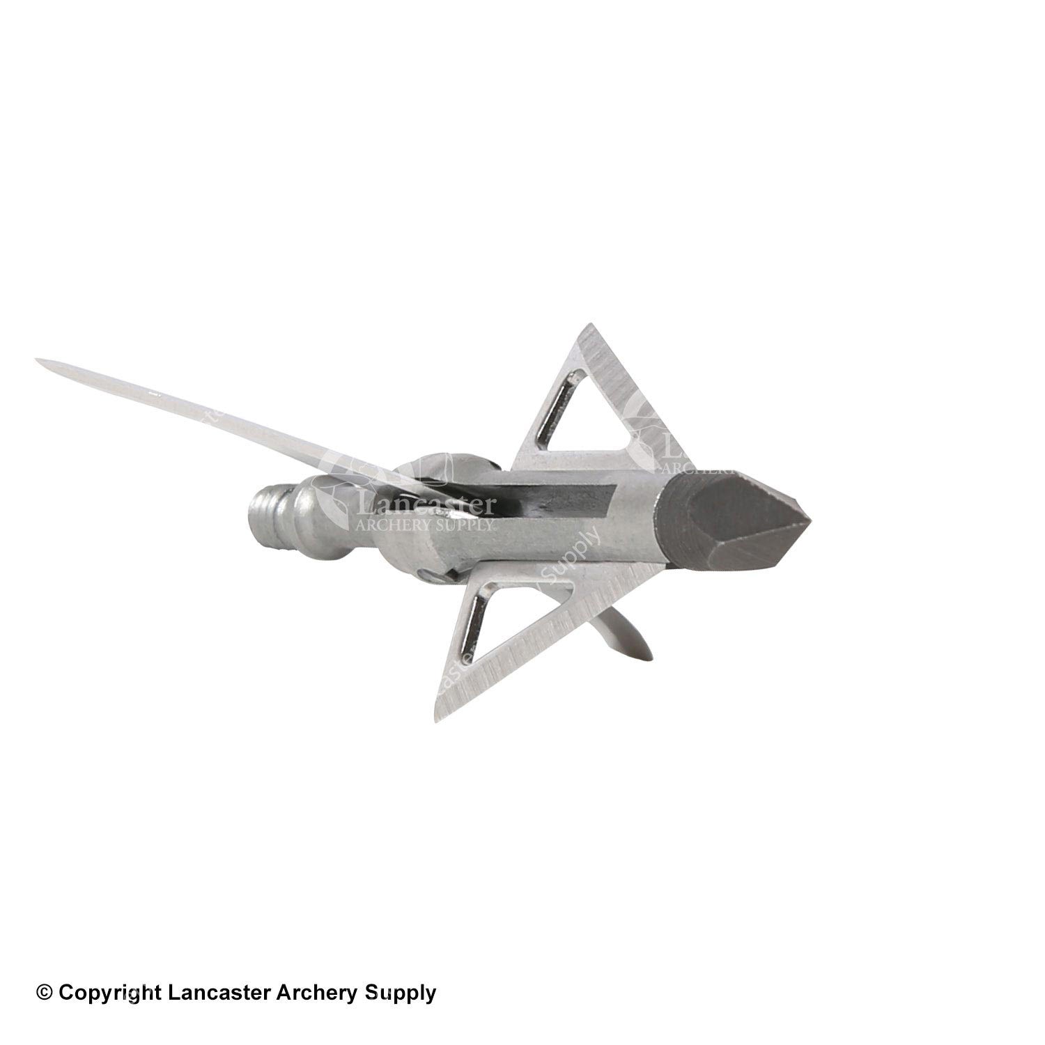 Bloodsport Gravedigger Broadheads - 3 Blade Hunting Broadheads for Crossbows & Compound Bows - Perfect for Deer Hunting and Target Practice