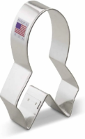 Ann Clark Awareness Ribbon Cookie Cutter Set - Stainless Steel Charity Fundraiser Baking Tools for Cancer, Autism & Cause Support - Perfect for Cookies, Fondant, and DIY Craft Projects