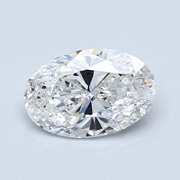 0.80 Carat Oval Cut Diamond - E Color SI1 Clarity - Elegant Engagement Ring & Wedding Jewelry for Women