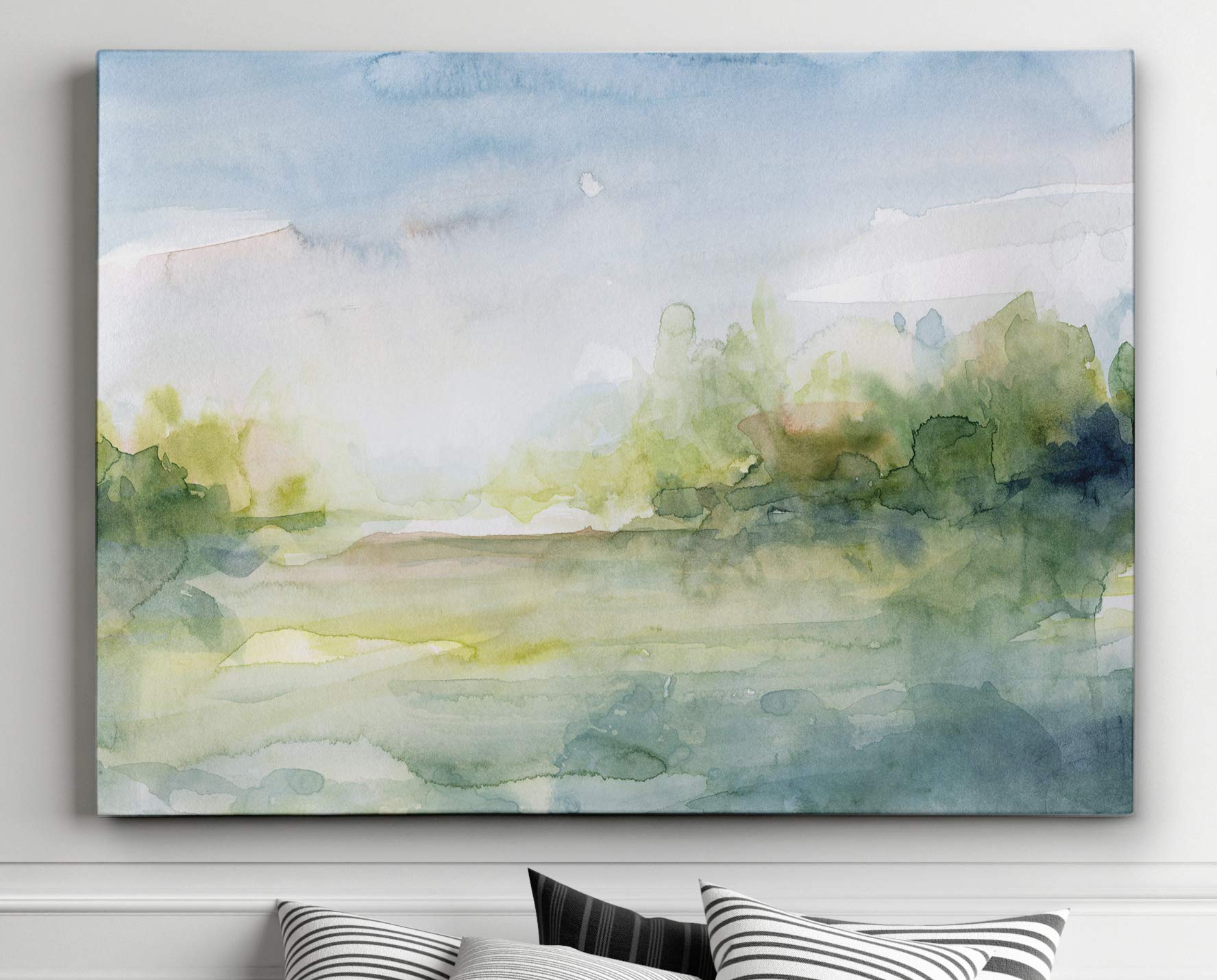 Wexford Home Clear Day - Premium Gallery Wrapped Canvas 36X48 - Modern Wall Art for Living Room, Bedroom & Office Decor