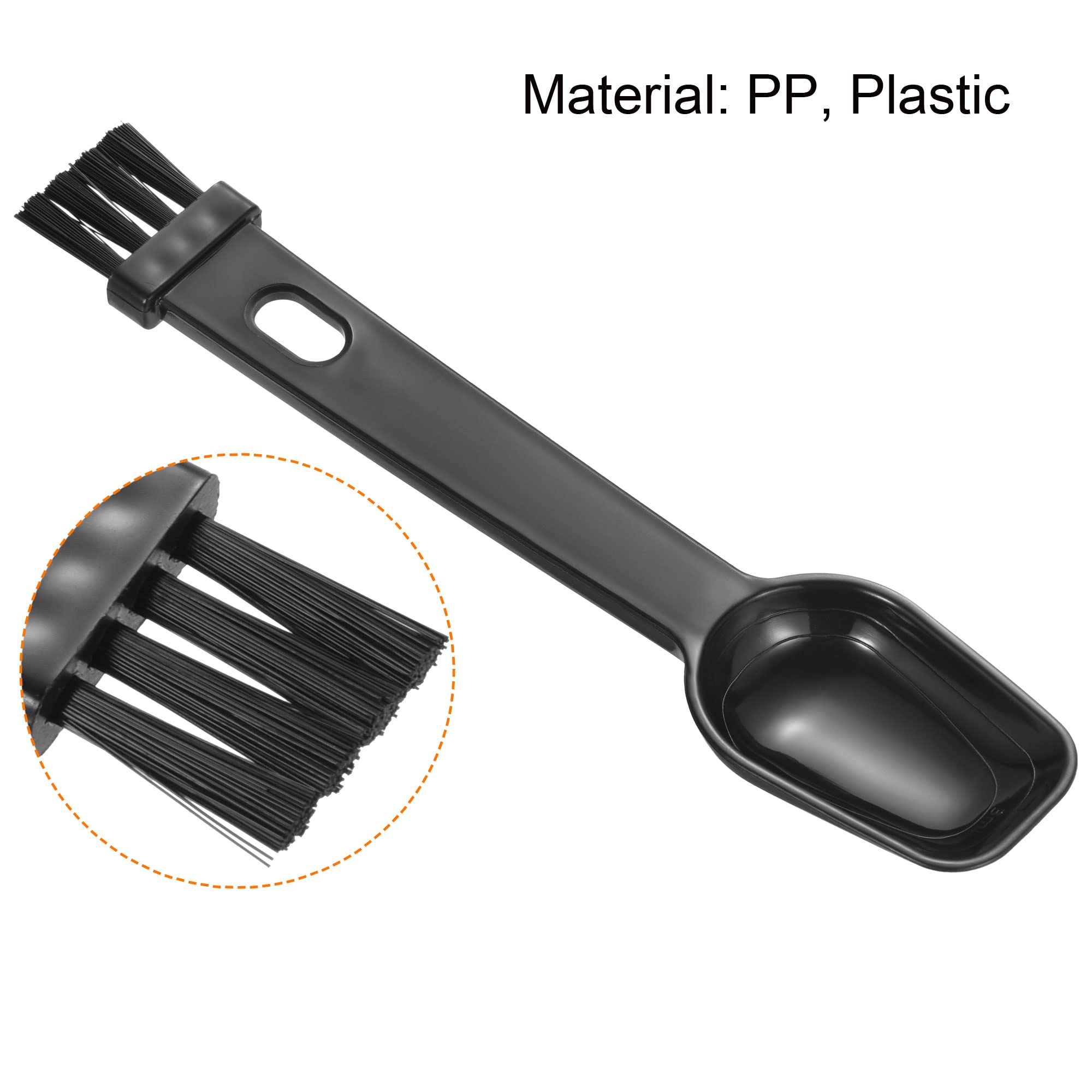PATIKIL 4-Pack Coffee Espresso Cleaning Brush Set - 2-in-1 Coffee Grinder Brush with Spoon for Barista & Home Use | Perfect for Espresso Machines, French Press & Coffee Makers