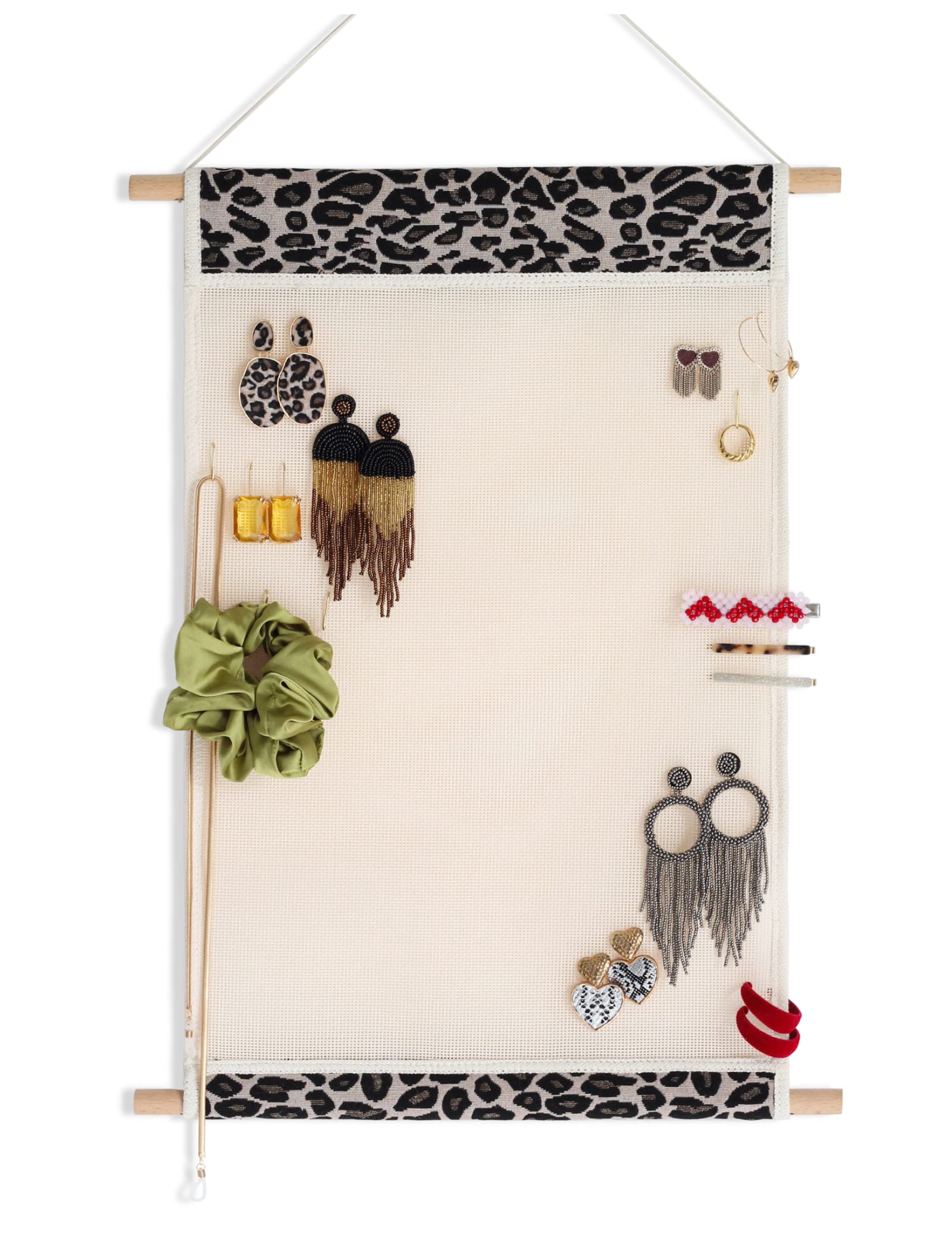 Elegant Wall-Mounted Earring Organizer Holder - Jewelry Display & Storage for Women | Perfect for Bedroom, Bathroom & Closet Organization