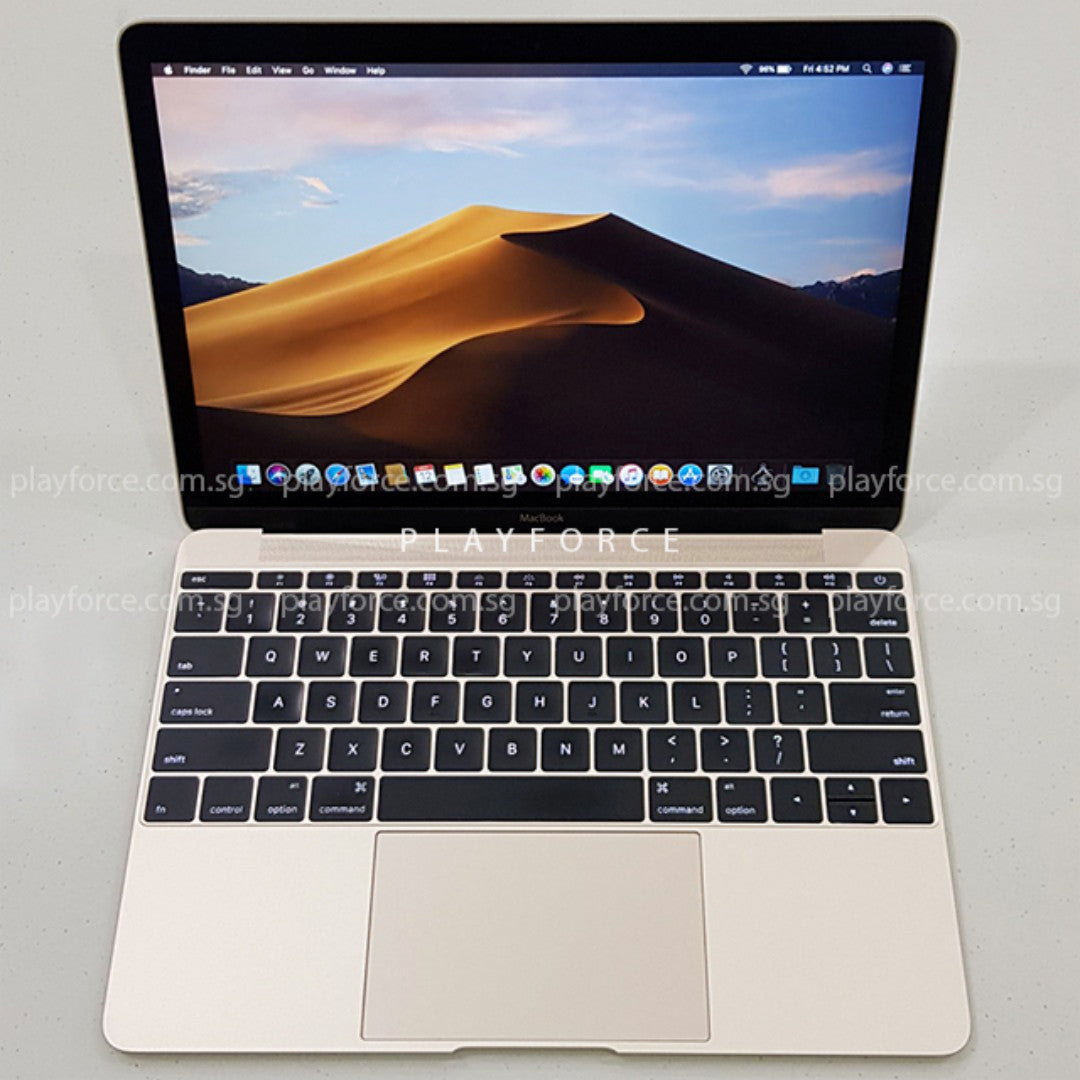 Apple MacBook 2015 12-inch Laptop - 500GB SSD, Intel Core M Processor, Retina Display (Gold) - Perfect for Students, Professionals & Travel Use