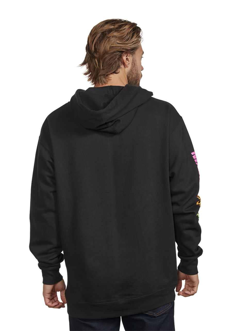 Circuit Hoodie - Black & Multi Color Pullover for Men & Women | Casual Streetwear, Gym & Outdoor Activities