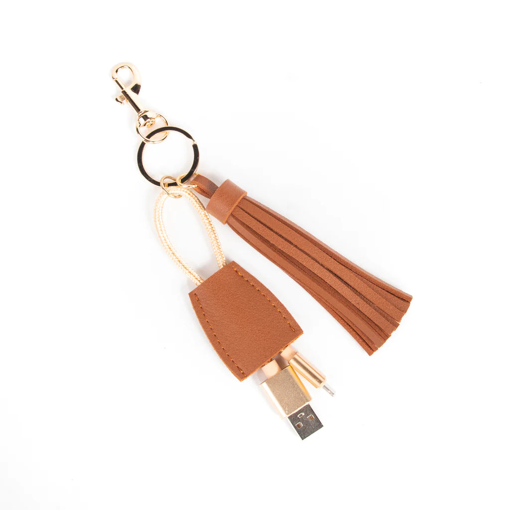 Brouk & Co Stylish USB Tassel Keychain - Portable Flash Drive with Decorative Beaded Tassel for Keys, Backpacks & Laptop Bags - Perfect for Students, Office & Travel Accessories