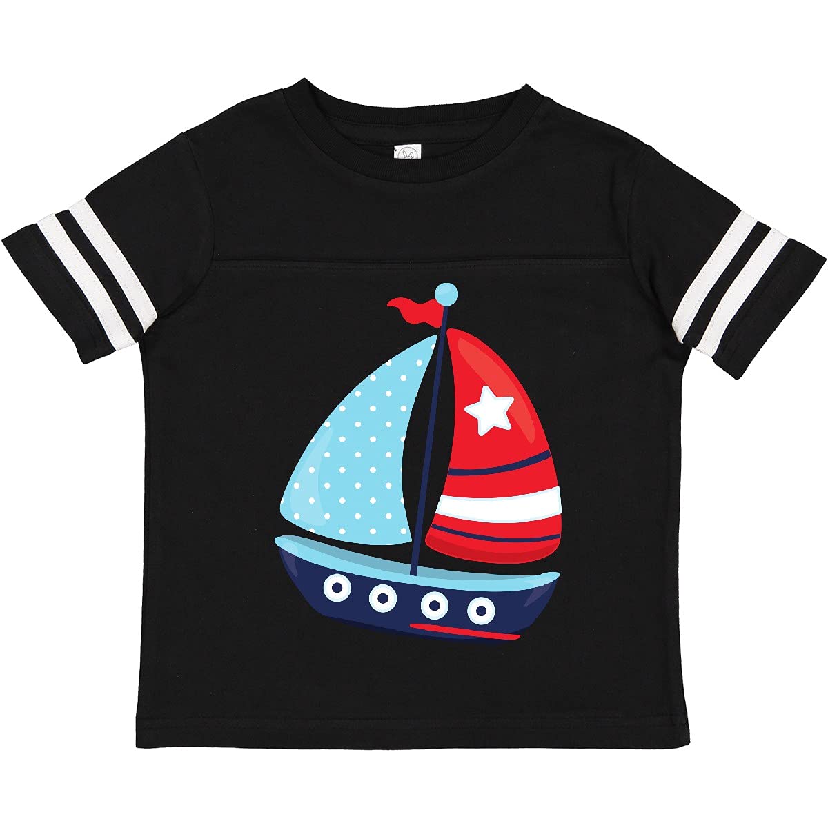 Inktastic Sailing Boat Toddler T-Shirt for Kids Outdoor Play
