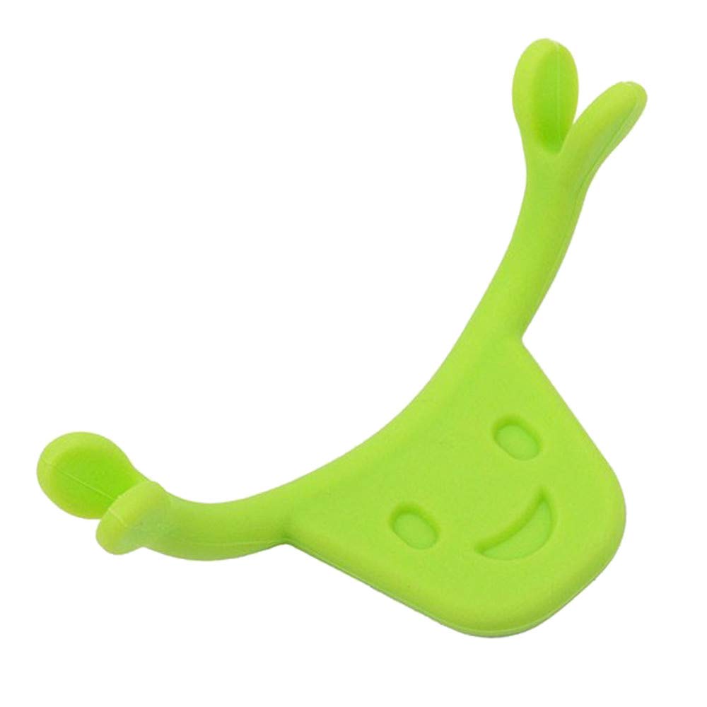 Face Trainer for Smile Muscles - Smile Up Training Silicon Stretching Maker | Beauty Tools for Facial Exercise | Korean Cute Green Face Yoga Device (One Size) - Perfect for Home Workout & K-Beauty Routine