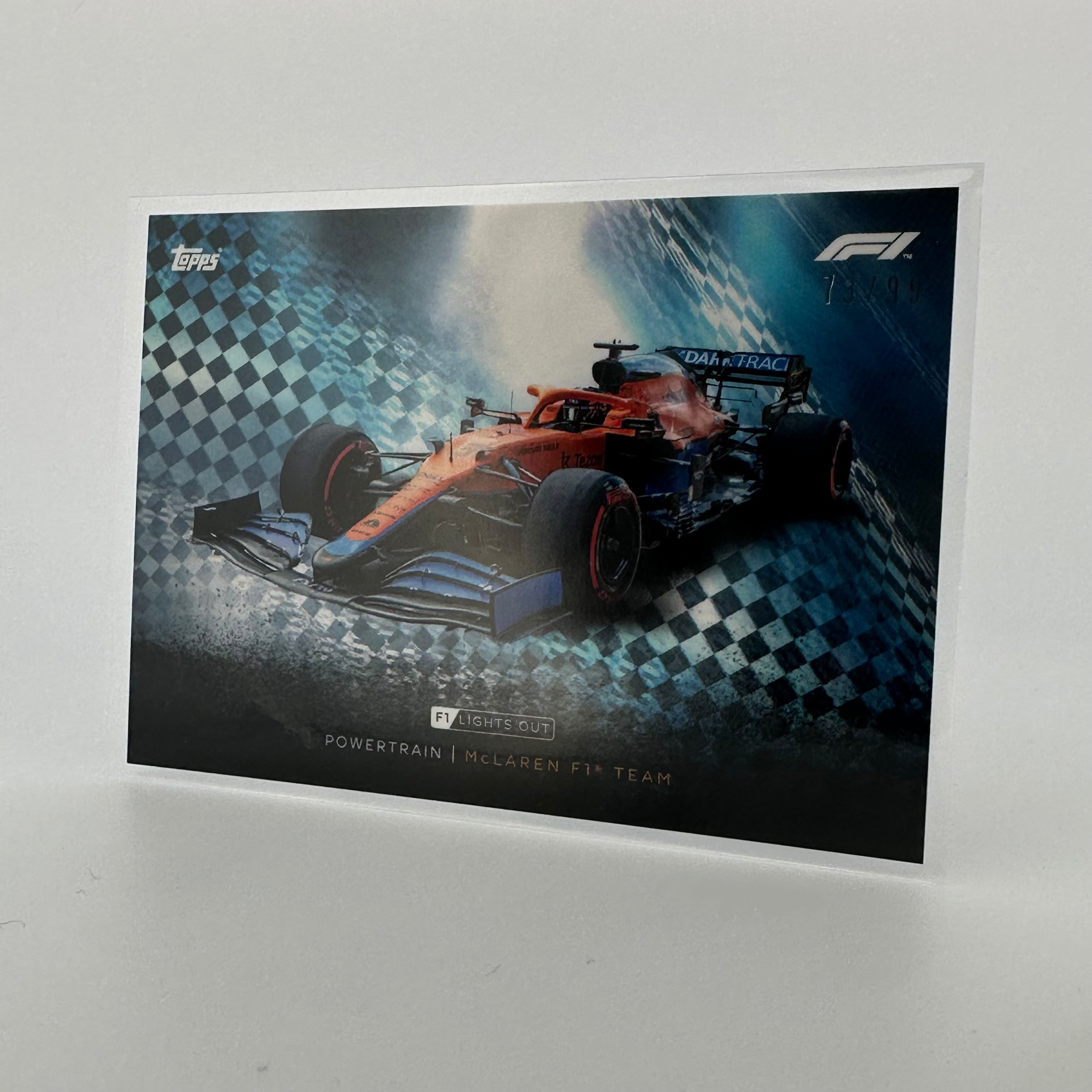 McLaren Powertrain Blue Parallel Diecast Model Car - Collectible Racing Car for Display & Gifts - Perfect for Car Enthusiasts, Home Office Decor, and Racing Memorabilia Collections