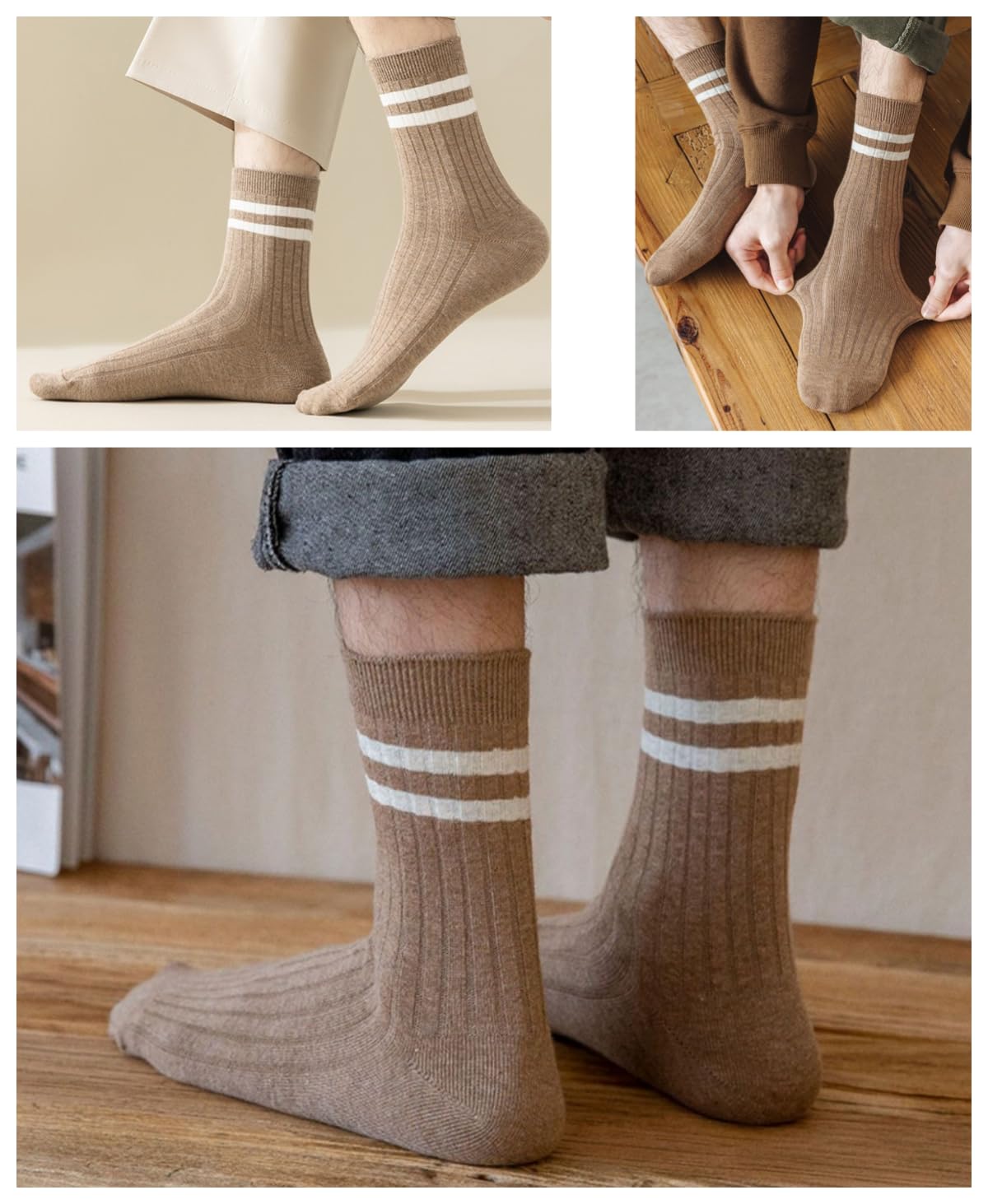 Men's Athletic Cotton Socks 5-Pack - Breathable Ankle Socks for Running, Gym & Casual Wear - Comfortable Workout Socks for Sports & Everyday Use