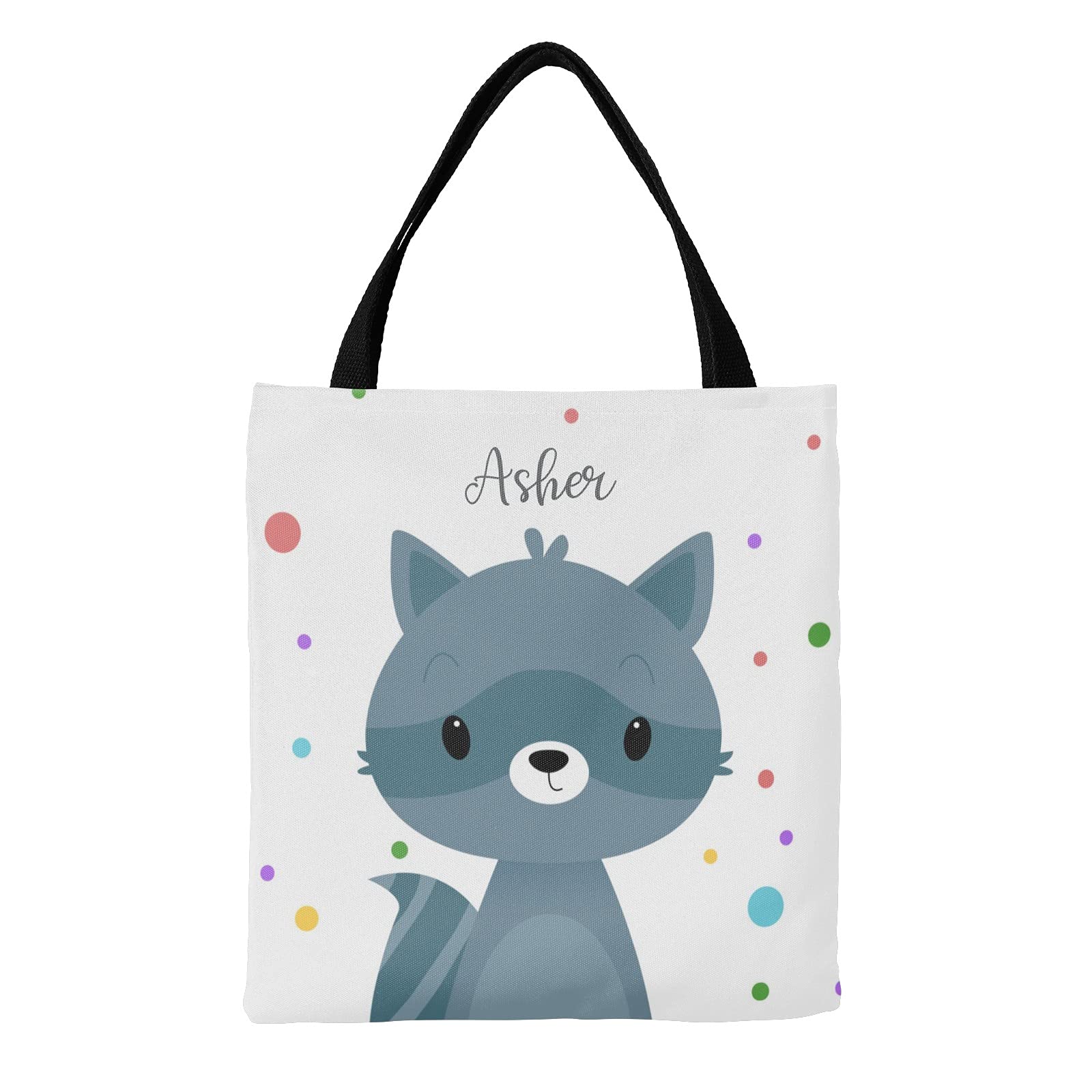 Personalized Lion Canvas Tote Bags - Eco-Friendly Reusable Shopping Bags for Women, Travel, School & Work | Cute Gift Idea for Animal Lovers & Fashion Accessories
