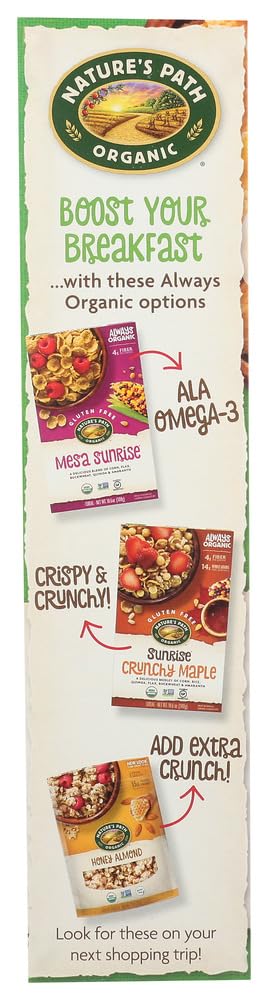 Nature's Path Organic Corn Flakes Cereal - Fruit Juice Sweetened, Non-GMO, 6-Pack (10.6 Oz Each) - Healthy Breakfast for Kids & Adults, Perfect with Milk or Yogurt