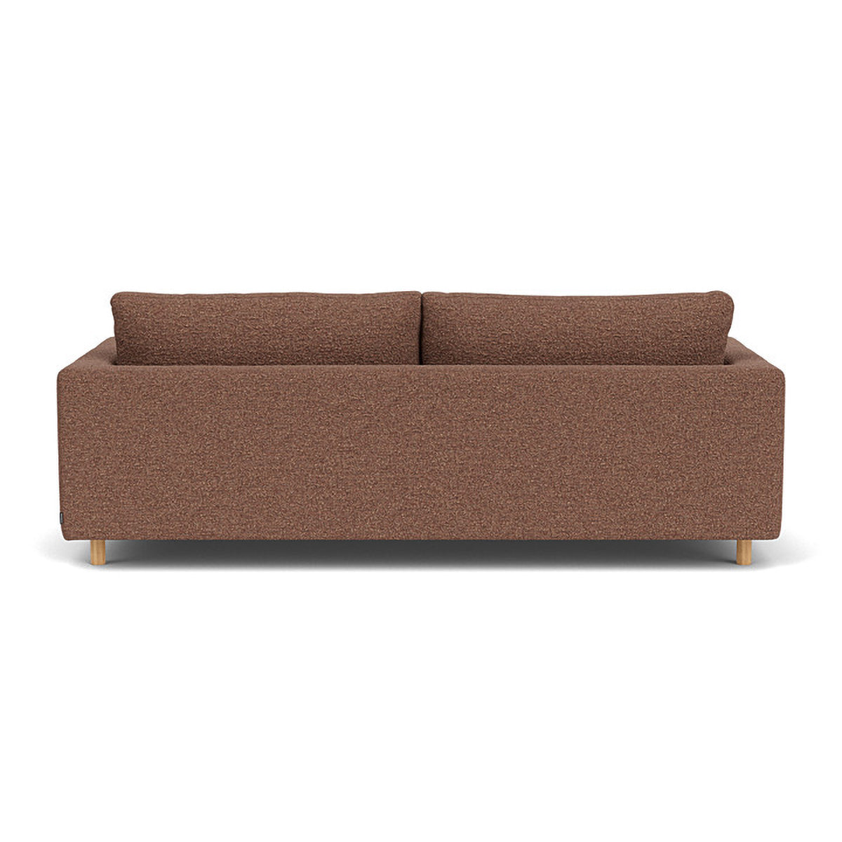 Modern Dylan Boucle 3-Seater Sofa - Soft Chenille Fabric Upholstered Couch for Living Room, Lounge & Office - Comfortable Mid-Century Design with Sturdy Wooden Legs