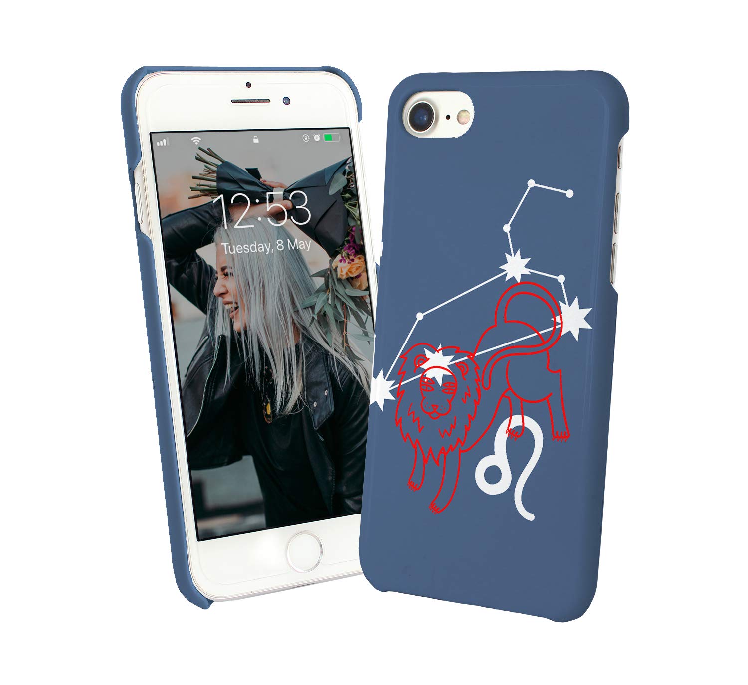 Astro Zodiac Sign Leo Constellation Phone Case - Hard PC Protective Cover for Samsung Galaxy S8 | Funny Christmas Gift for Horoscope Lovers - Perfect for Daily Use, Parties & Special Occasions