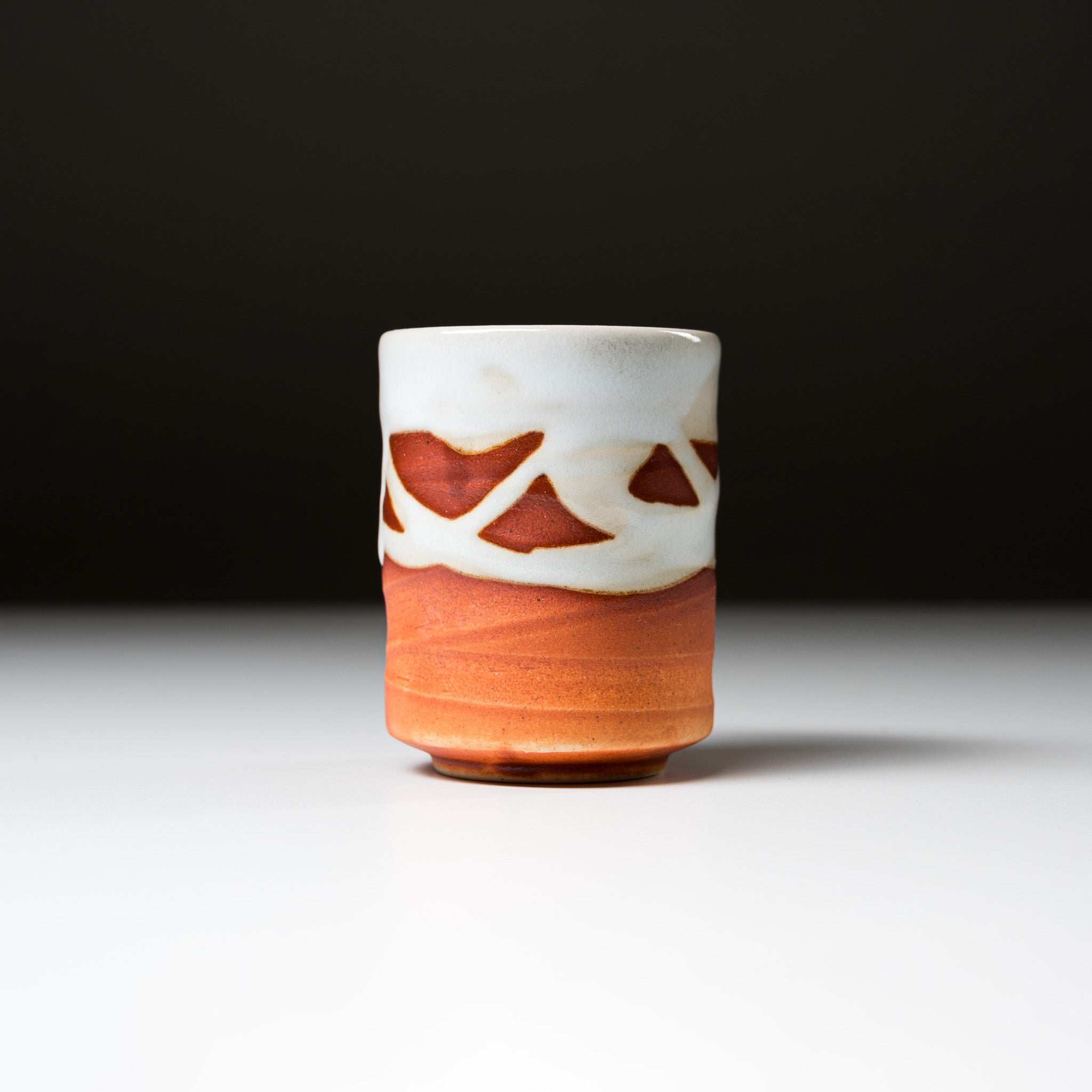 Handmade Mino Ware Yunomi Teacup - Traditional Japanese Ceramic Tea Cup with Mirage Glaze - Perfect for Matcha, Green Tea & Daily Tea Drinking Rituals