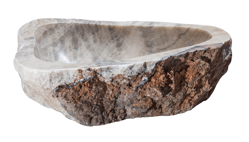 Modern Onyx Vessel Bathroom Sink - Handcrafted Natural Stone Vanity Basin for Luxury Bathrooms | Perfect for Master Suites, Spa Retreats & Upscale Home Renovations