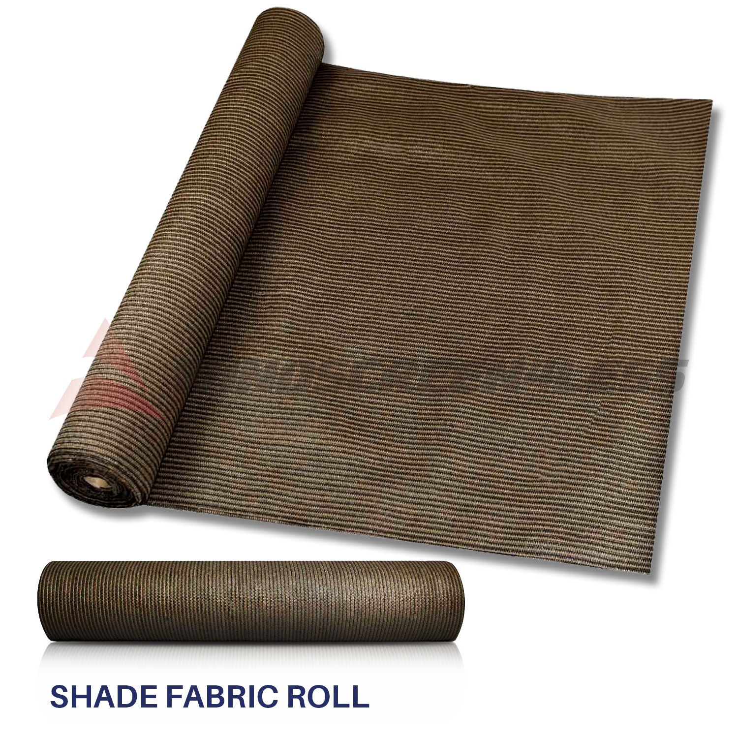 6'x129' Sun Shade Fabric Roll - UV Blocking Outdoor Shade Cloth for Pergola, Patio, Backyard & Garden - Windproof Greenhouse Cover in Brown - Perfect for Sun Protection and Privacy Screening