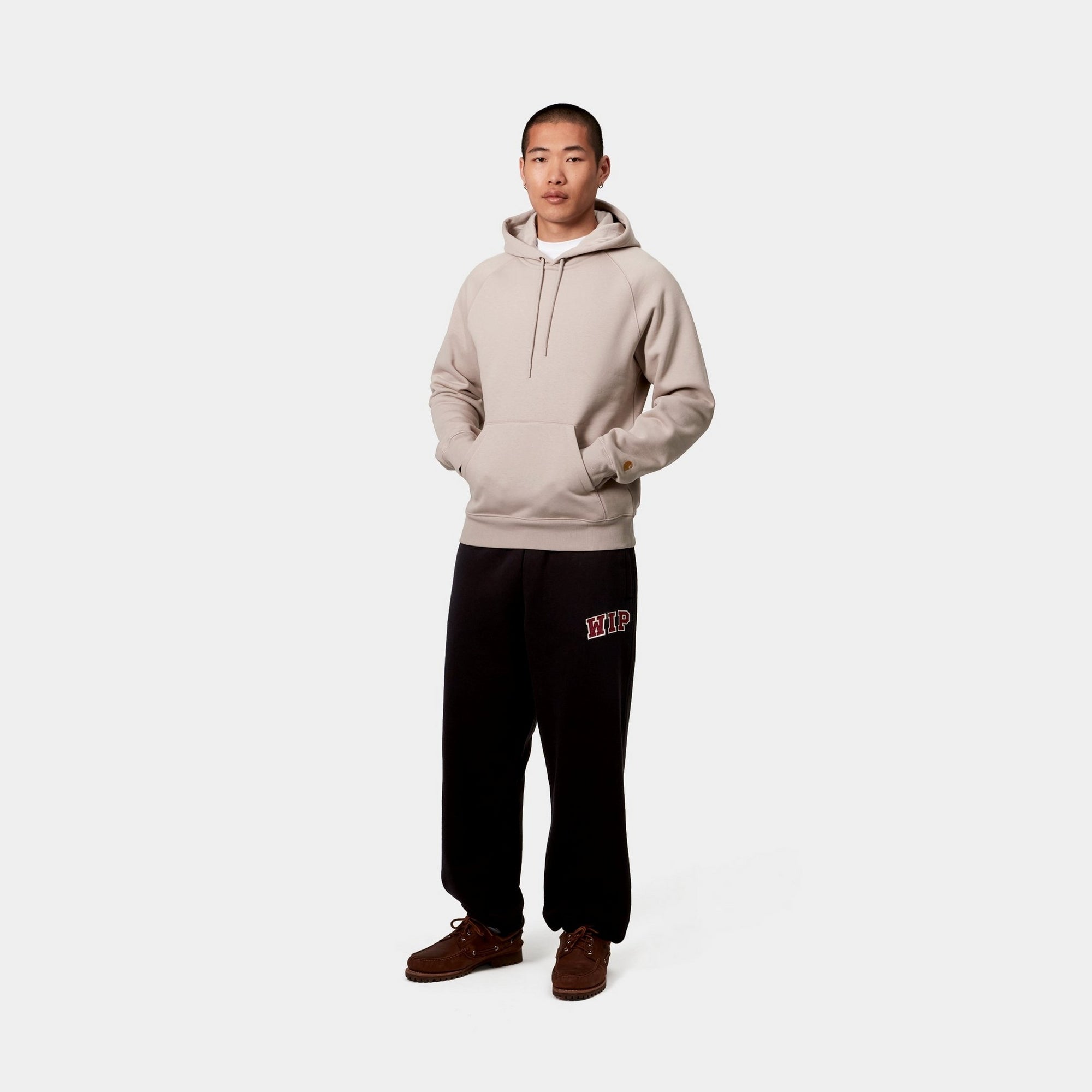 Stylish Hooded Chase Sweatshirt in Dusky Beige - Cozy Pullover for Men & Women | Perfect for Casual Outfits, Lounge Wear & Outdoor Activities