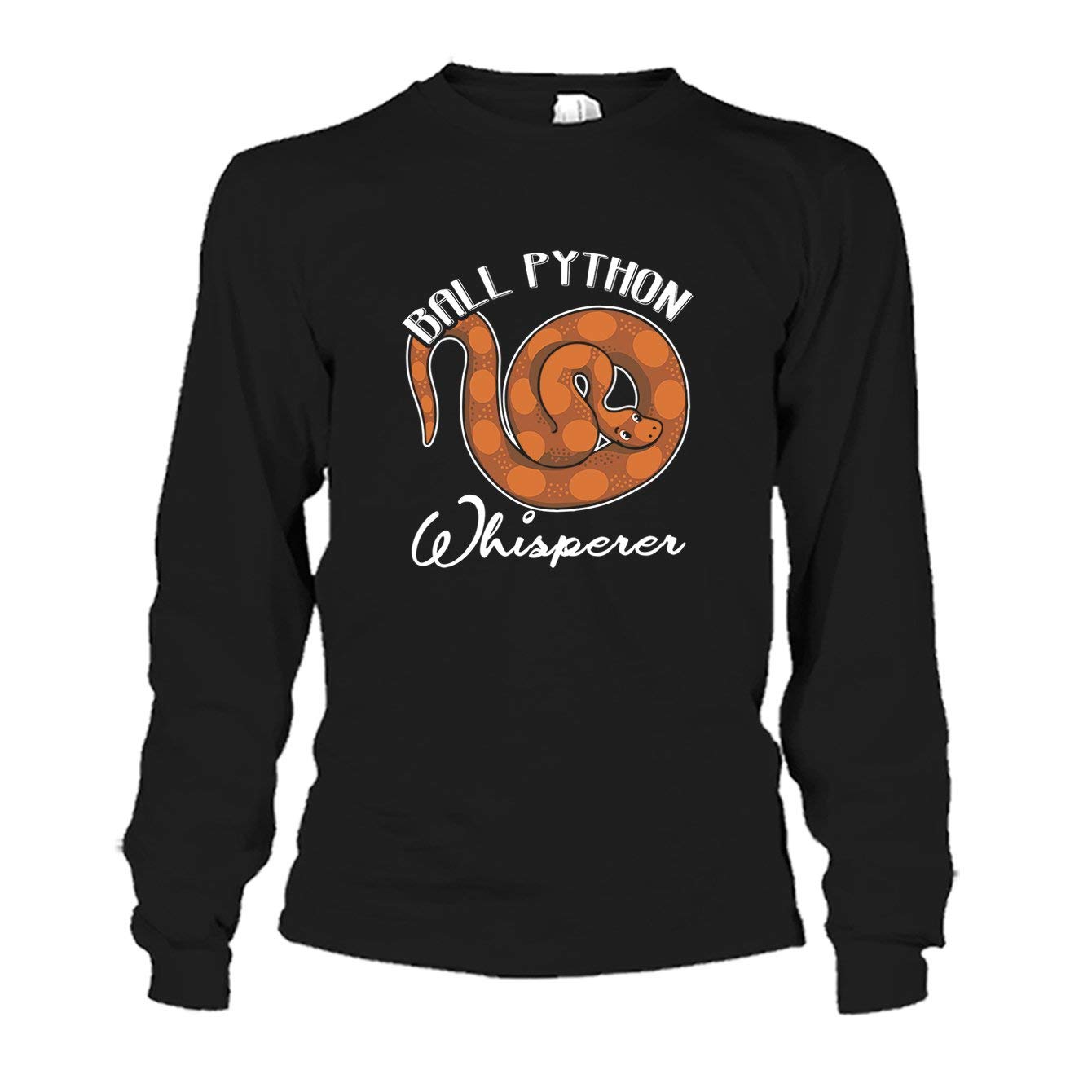 Cool Ball Python Whisperer T-Shirt & Sweatshirt - Reptile Lover Graphic Tee for Snake Enthusiasts - Perfect for Herpetology Events, Reptile Expos & Casual Wear