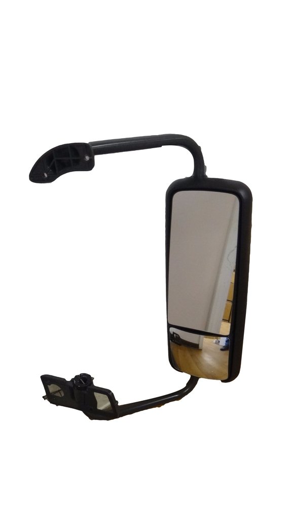 Freightliner Century Columbia Passenger Side Heated Power Mirror with Chrome Cover - Replacement for Truck Drivers, Long Haul & Winter Driving