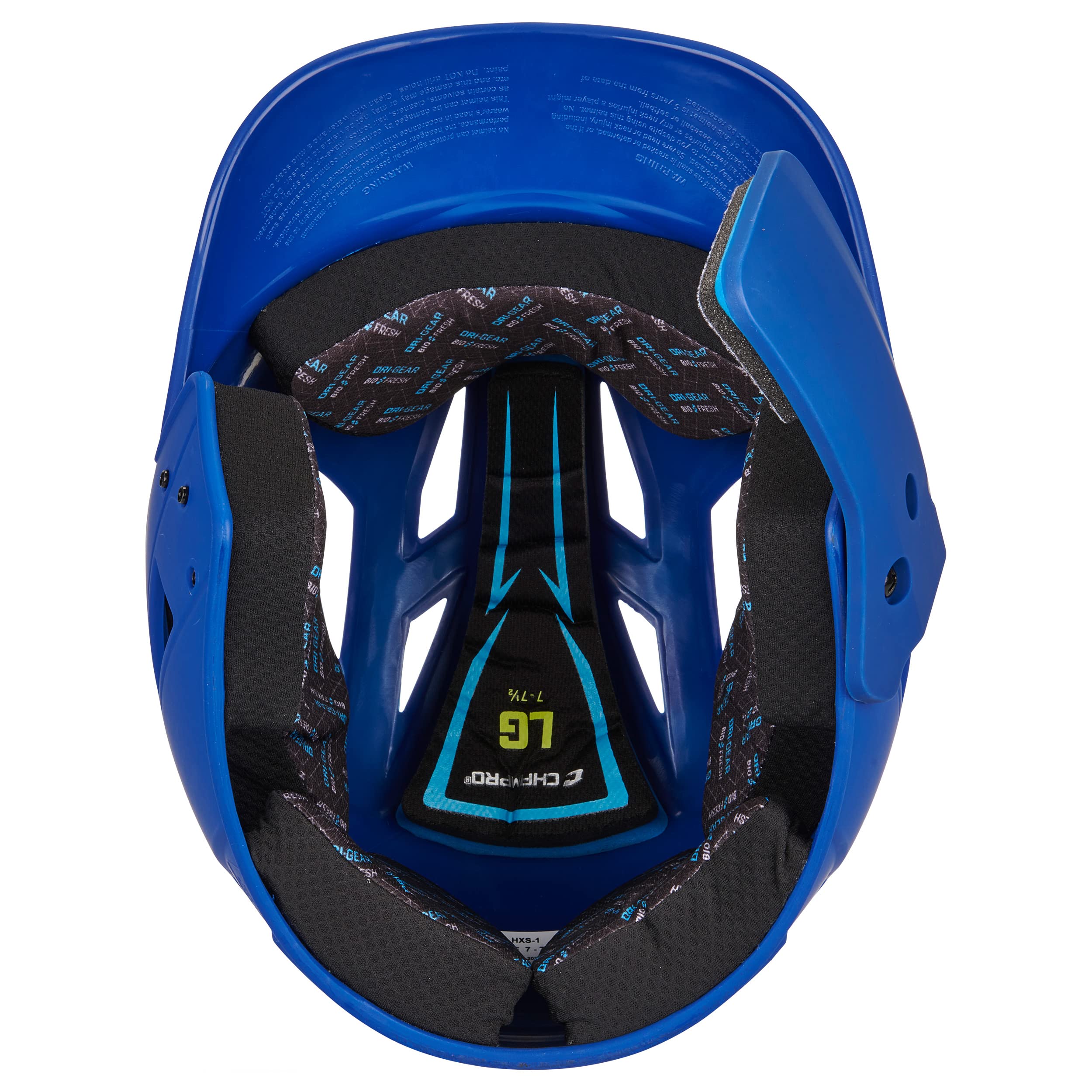 CHAMPRO HX Gamer Plus Baseball Batting Helmet with Reversible Jaw Guard - Youth & Adult Protective Gear for Baseball, Softball, and Training - Perfect for Games, Practice, and Safety