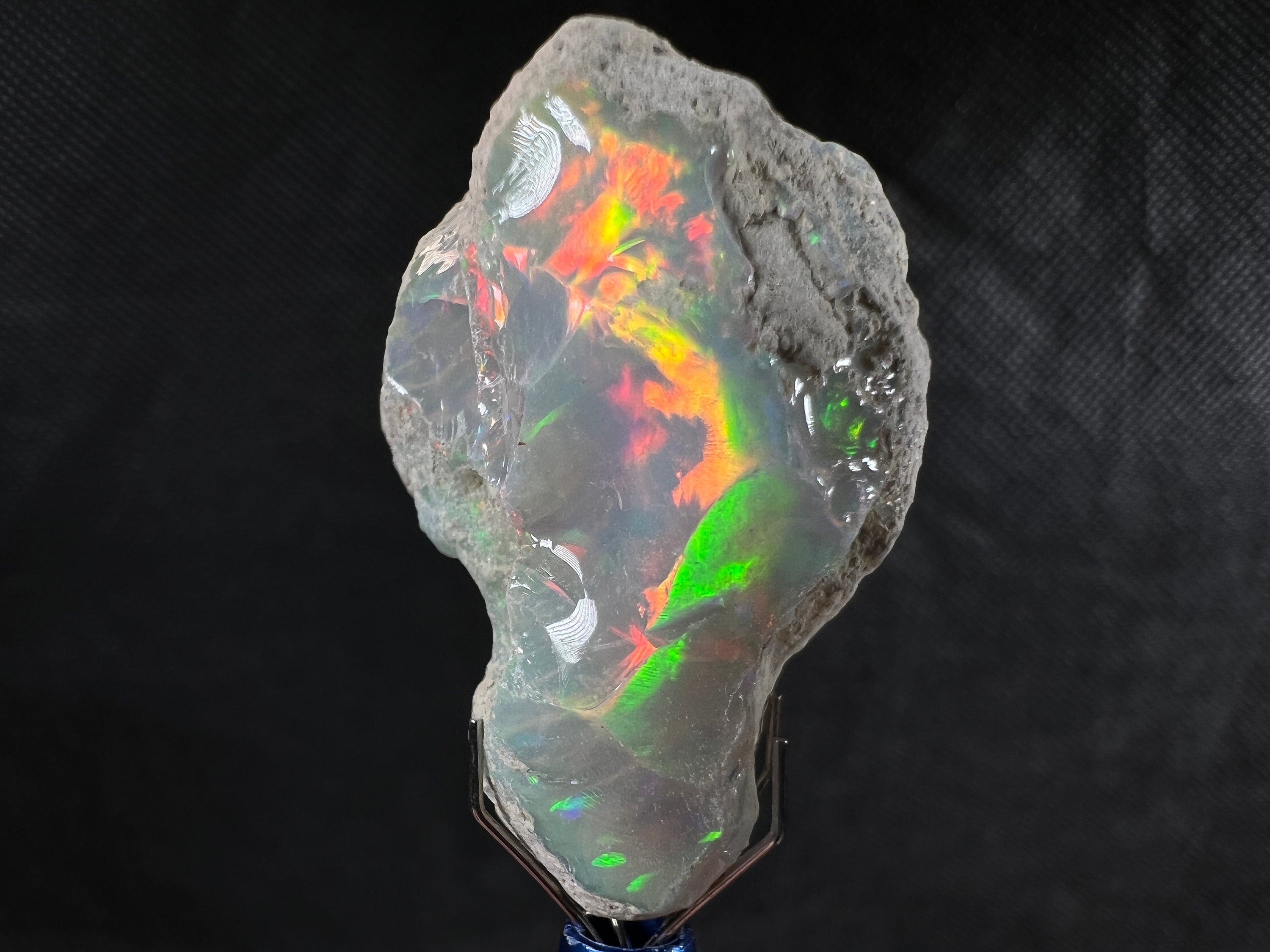 Premium 4A+ Welo Opal Raw Crystal - Certified Cutting Grade Opal for Jewelry Making (50626) - Ideal for Rings, Pendants & Handcrafted Gemstone Creations