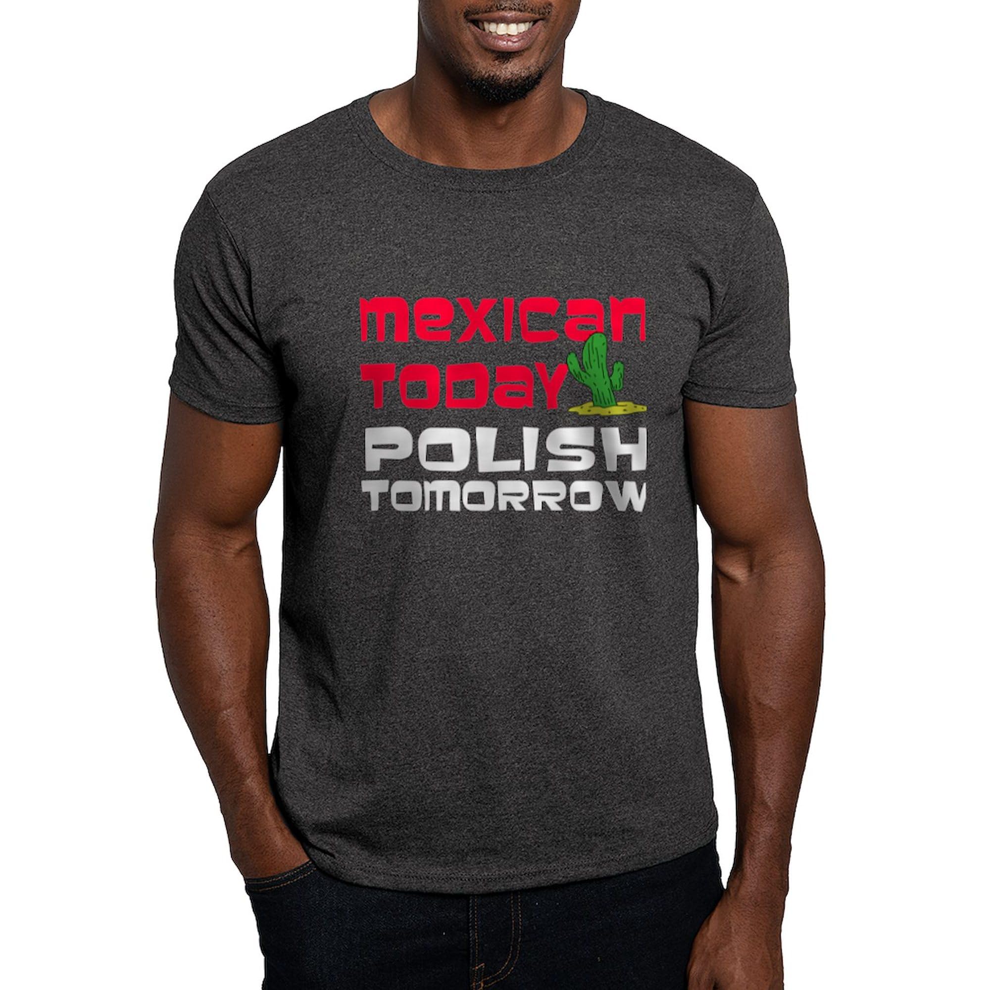 Mexican Polish Tomorrow Dark T-Shirt for Men | 100% Cotton Classic Graphic Tee | Casual Wear, Street Style & Gift Idea