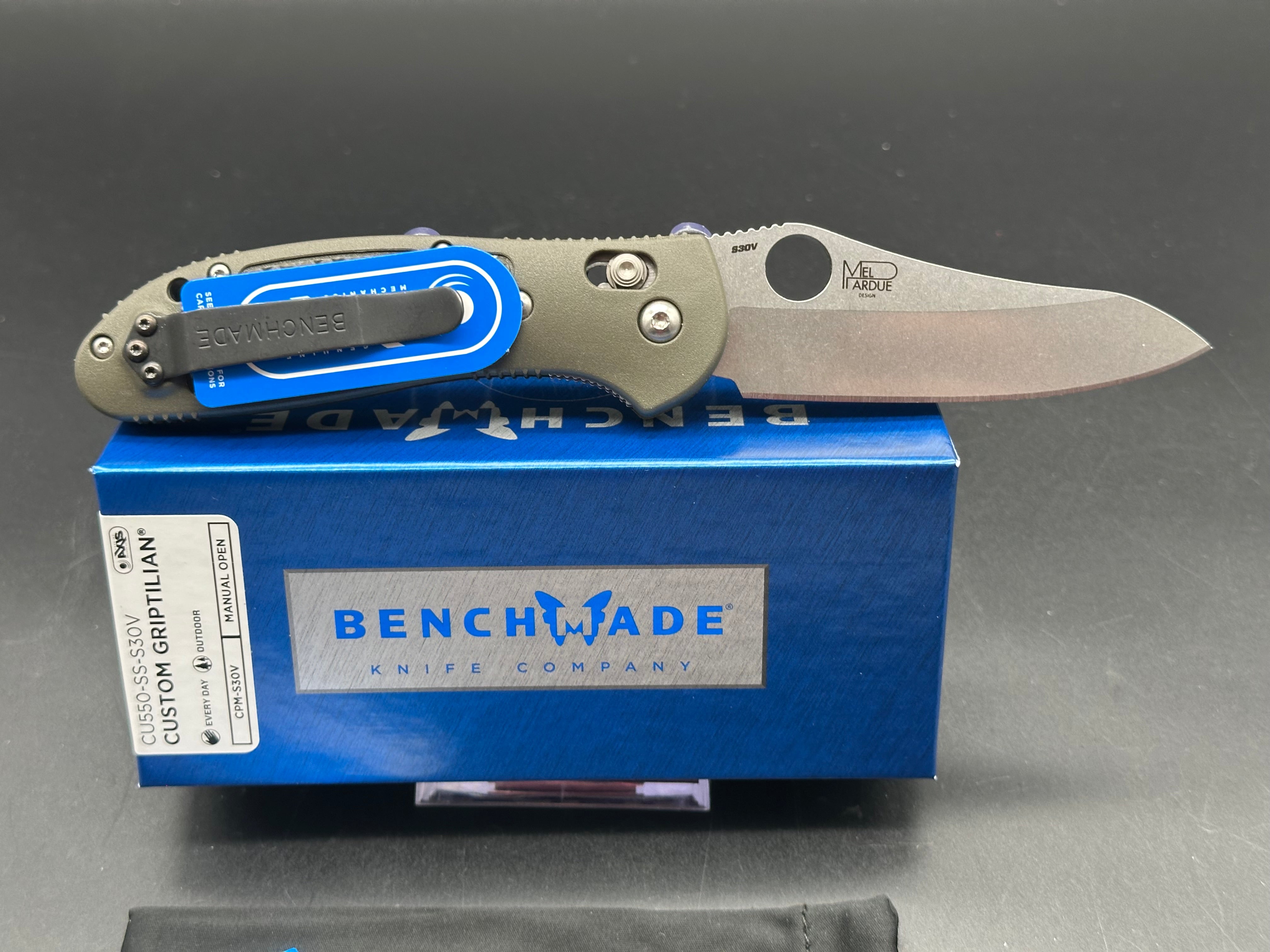 Benchmade Griptilian Custom Folding Knife - 3.45
